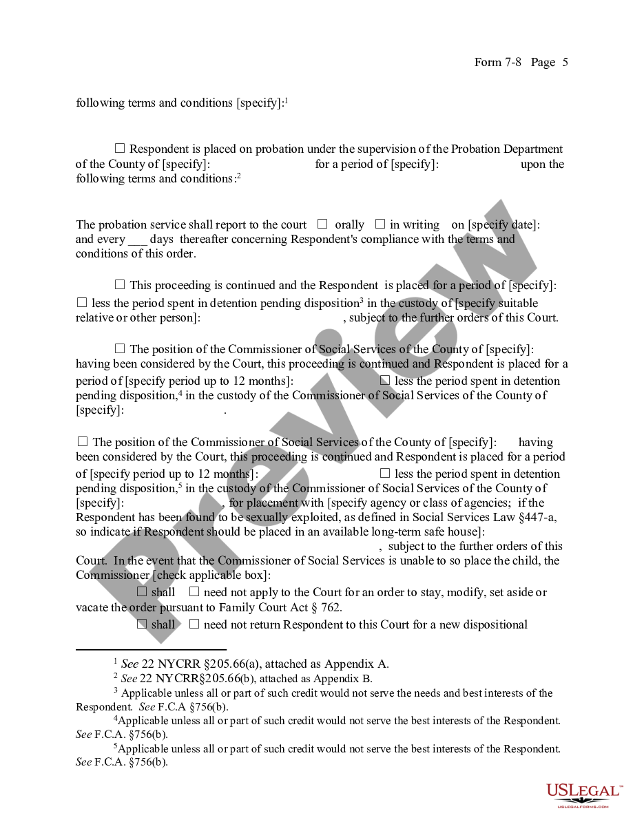 page 4 Order of Fact-Finding and Disposition preview