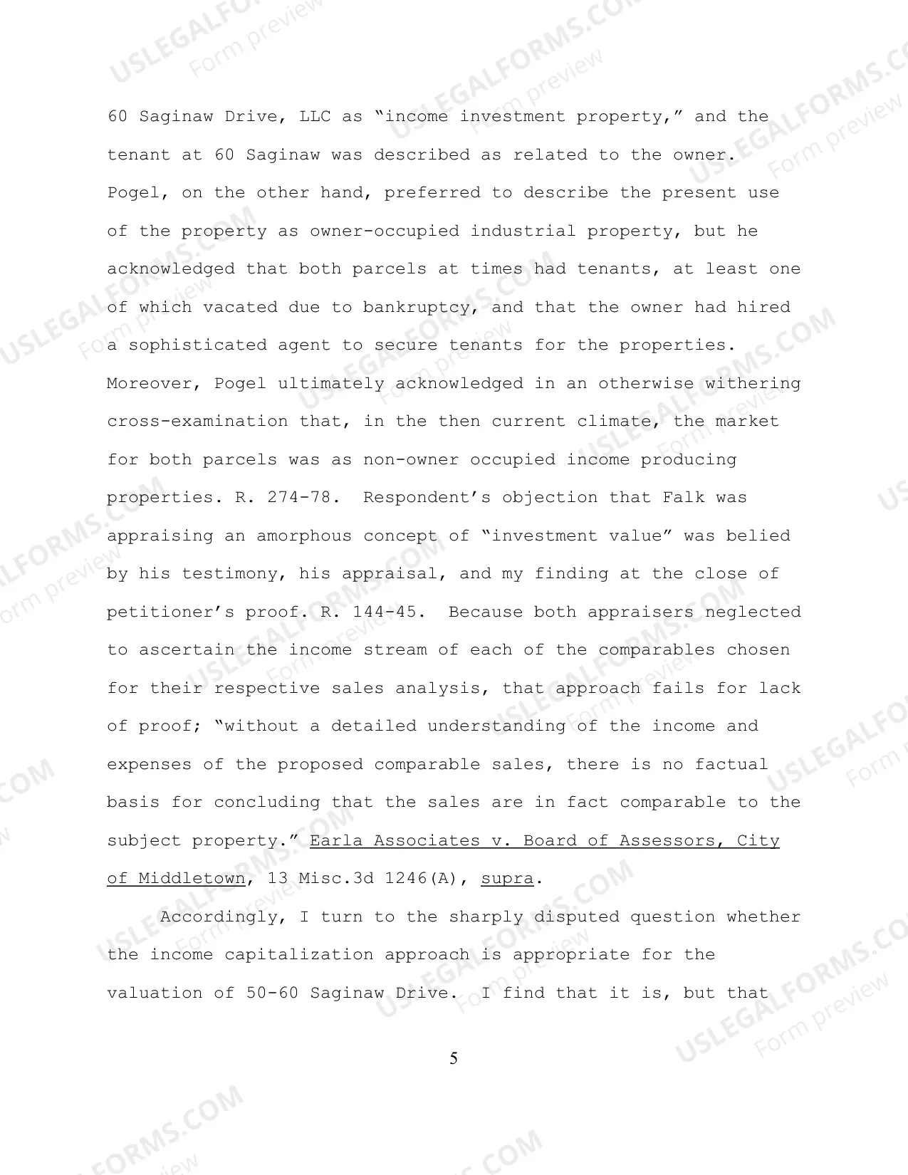 Preview Fifty-Sixty Saginaw Realty, LLC vs. Assessor and Board of Assessment Review of the Town of Henrietta, Monroe County