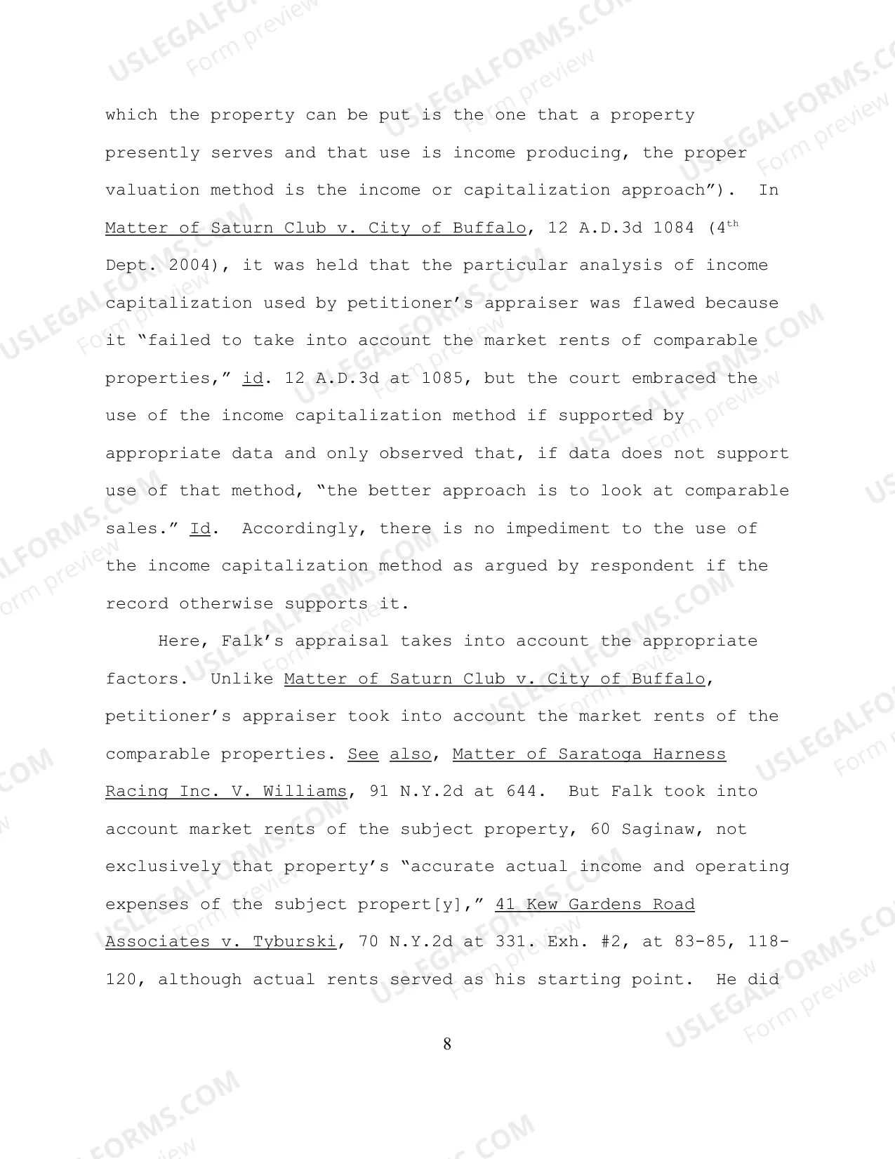 Preview Fifty-Sixty Saginaw Realty, LLC vs. Assessor and Board of Assessment Review of the Town of Henrietta, Monroe County