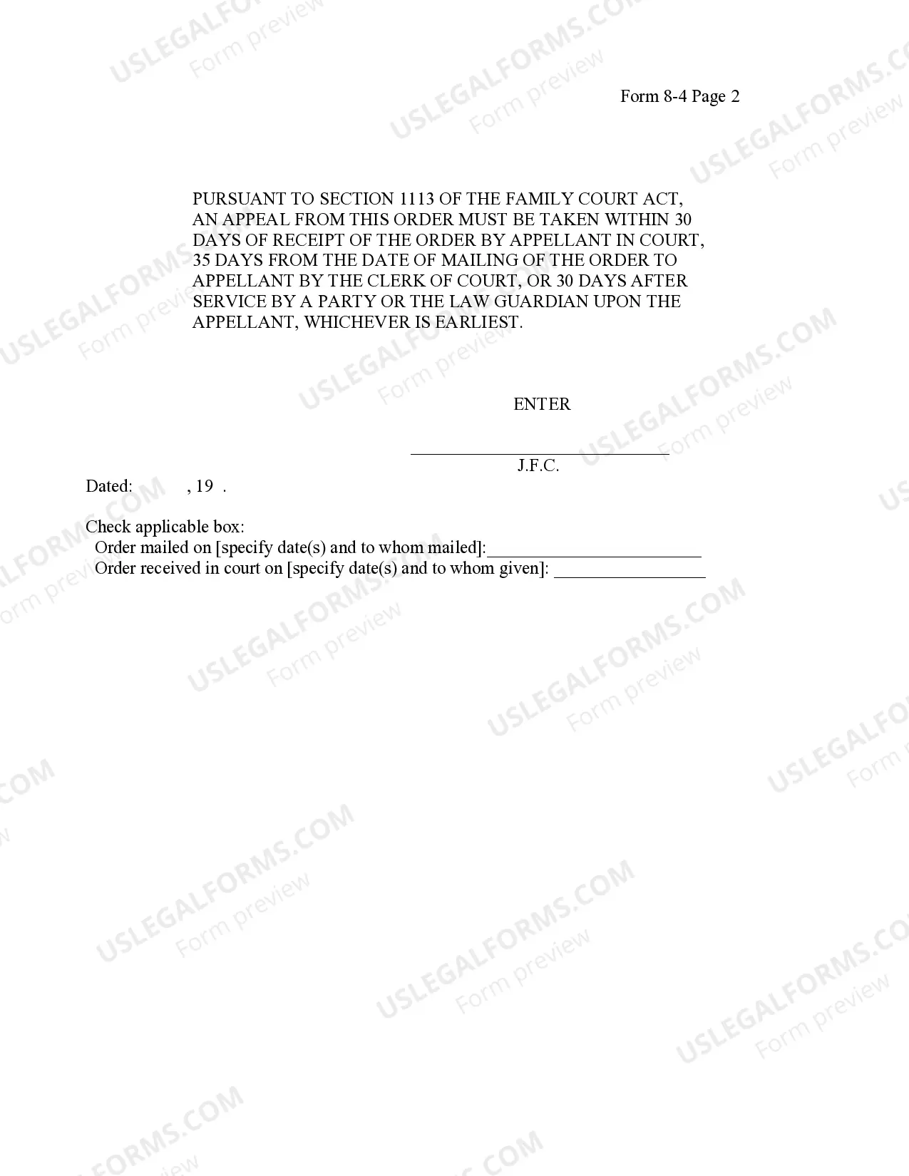 Preview Order of Transfer For Criminal Prosecution (Family Offense)