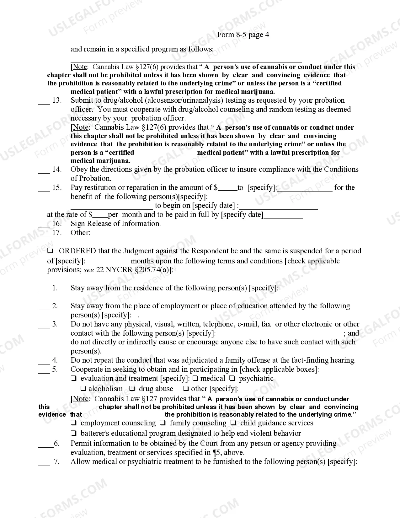 Preview Order of Fact-Finding And Disposition