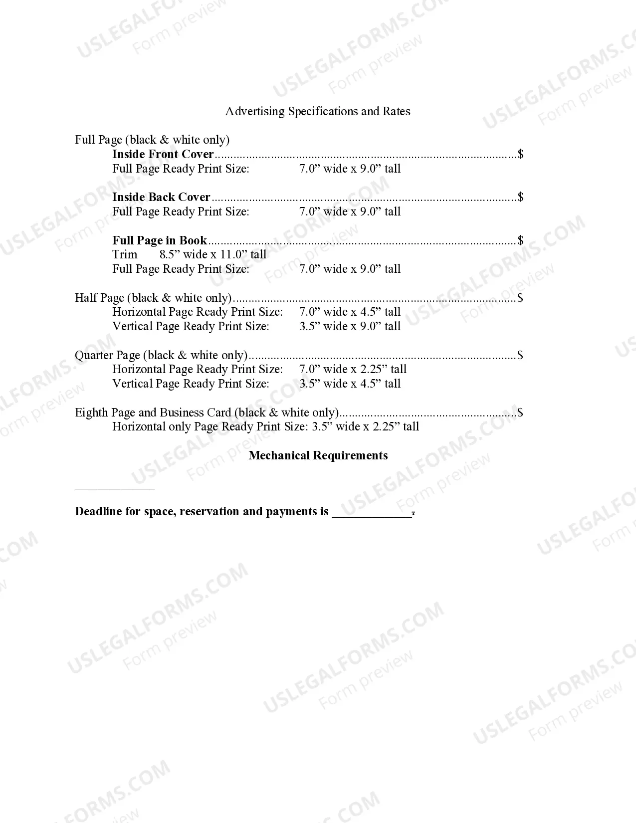 Preview Sample Convention Advertiser Solicitation Letter and Contract