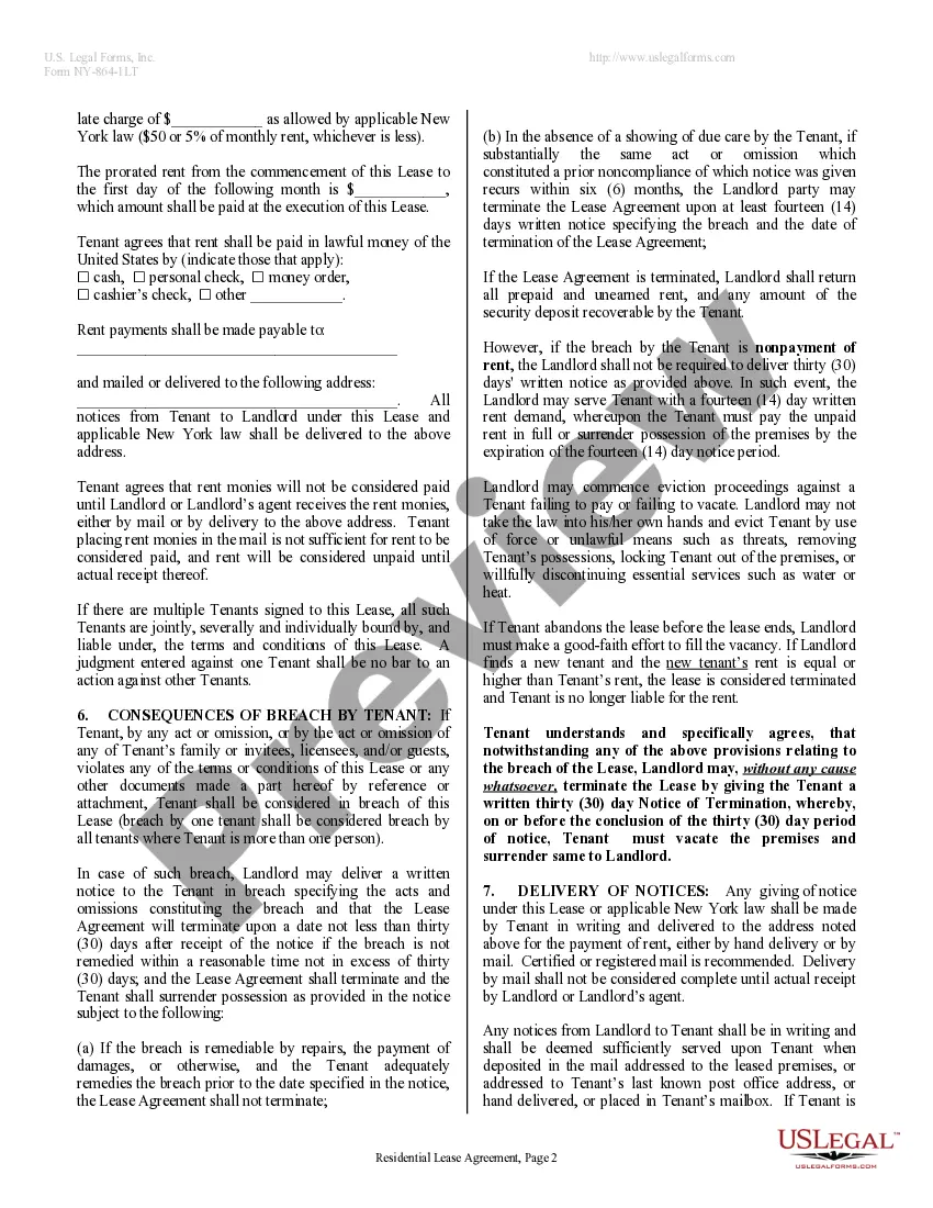Get Residential Lease or Rental Agreement for Month to Month Preview Residential Lease or Rental Agreement for Month to Month