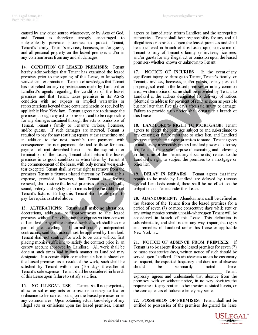 Get Residential Lease or Rental Agreement for Month to Month Preview Residential Lease or Rental Agreement for Month to Month