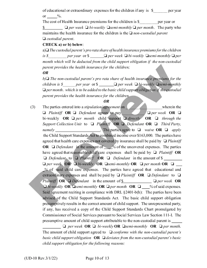 Preview Findings of Fact and Conclusions of Law