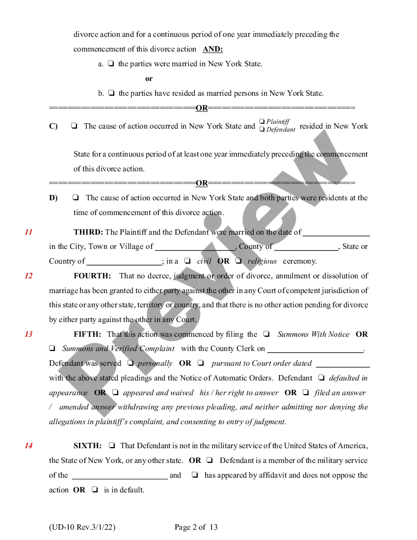 Preview Findings of Fact and Conclusions of Law
