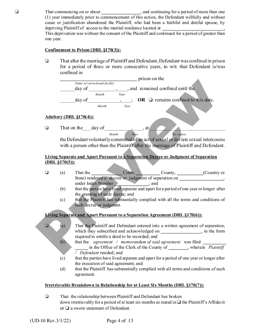 Preview Findings of Fact and Conclusions of Law