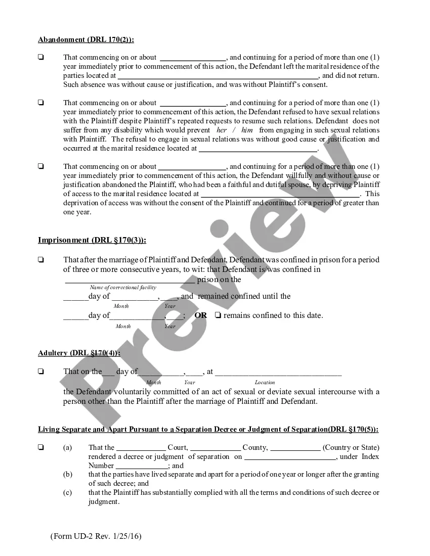 Get Verified Complaint Action for Divorce Preview Verified Complaint Action for Divorce