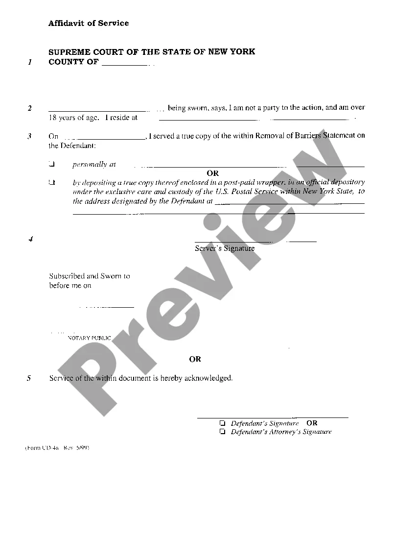 Preview Sworn Statement of Removal of Barriers to Remarriage