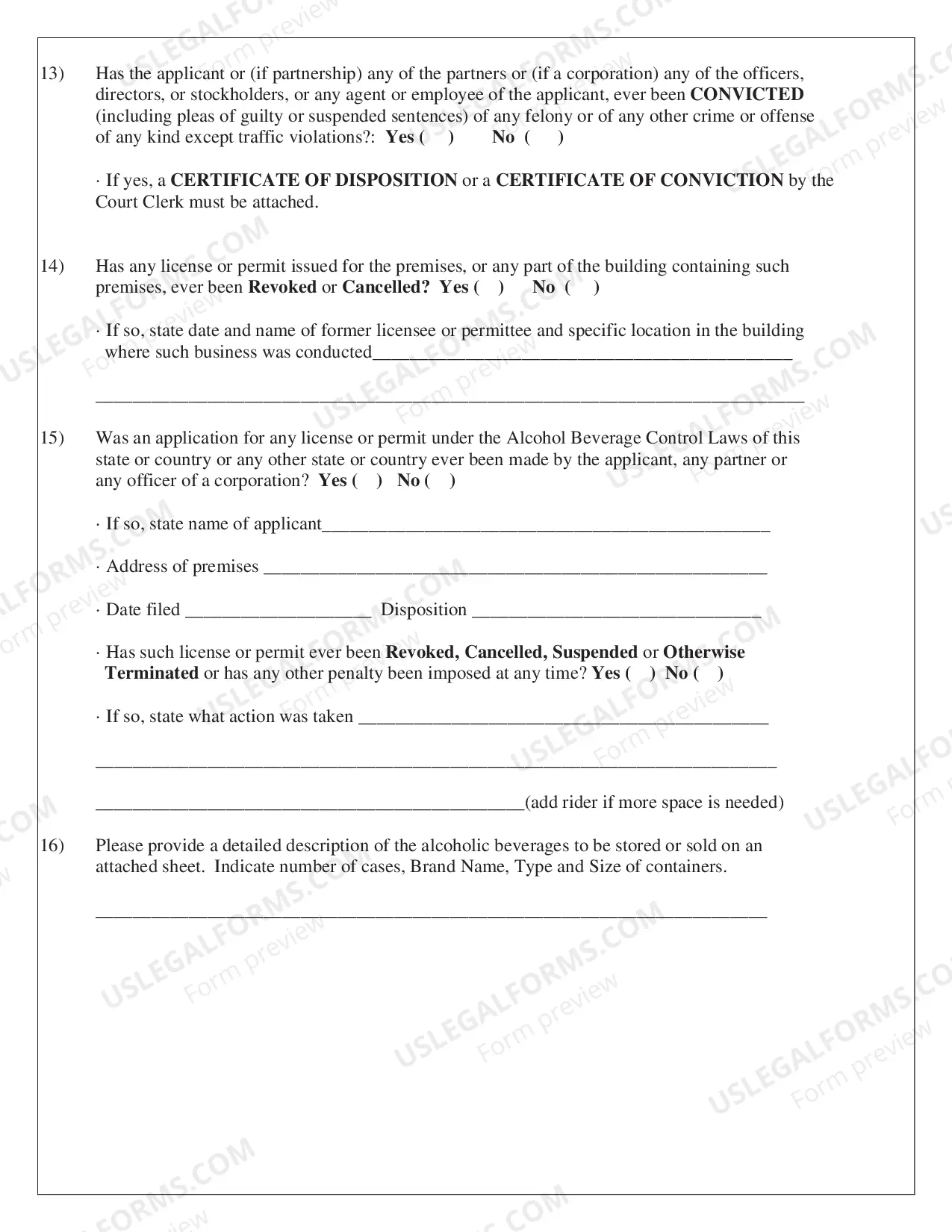 Preview Miscellaneous Permits Application and Instructions