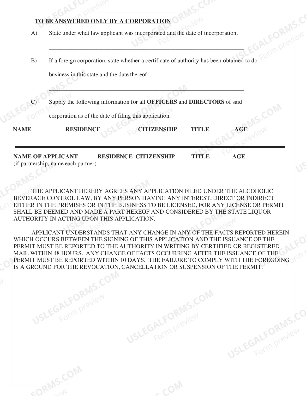 Preview Miscellaneous Permits Application and Instructions