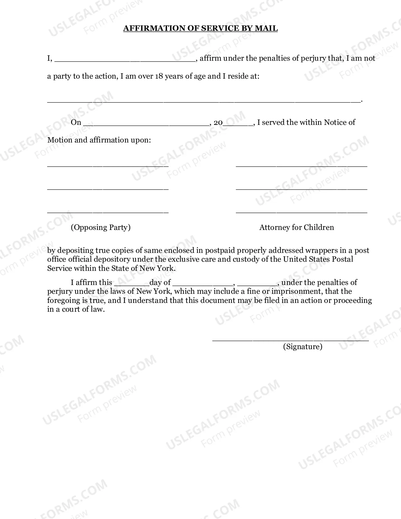 Preview Family Court Poor Person Application