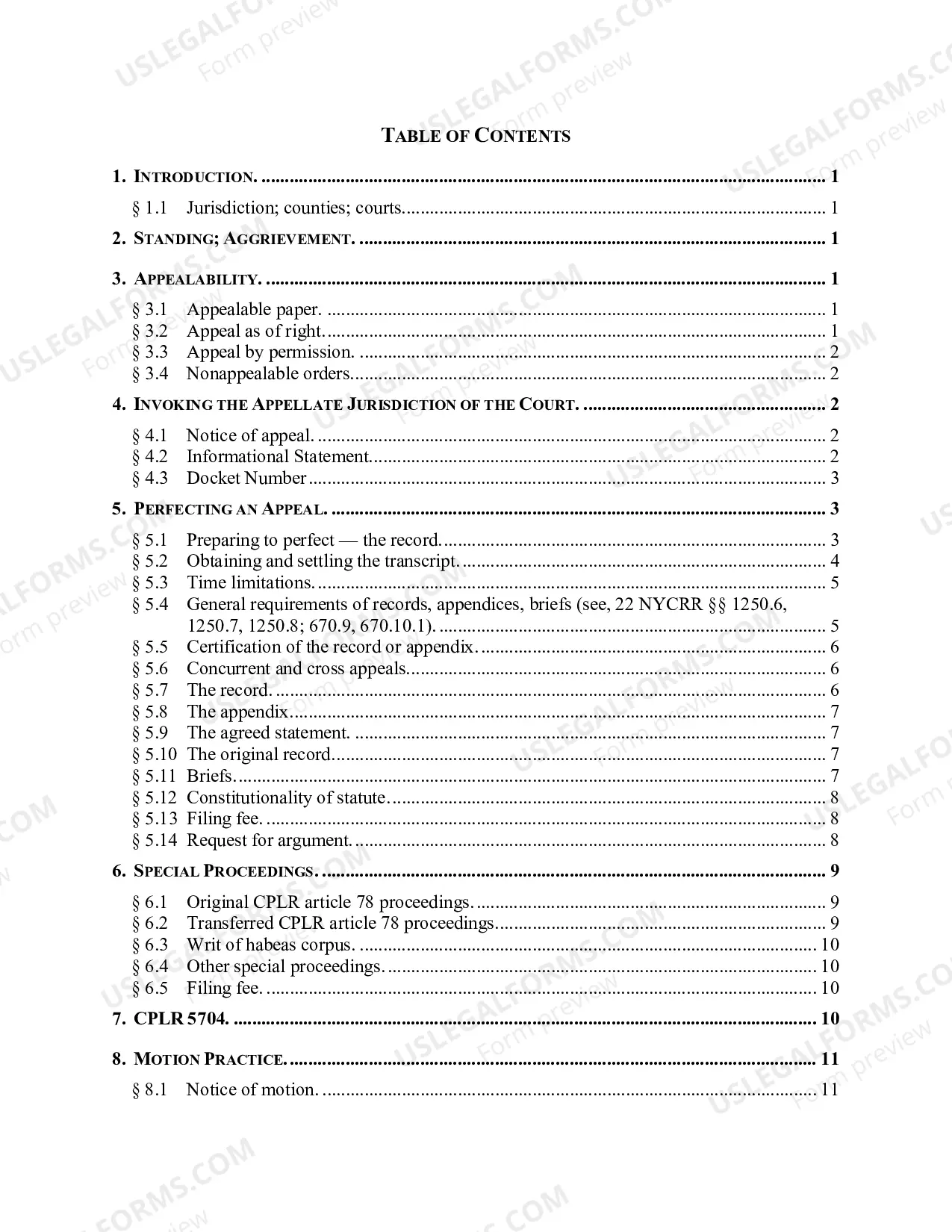 Preview Guide to Civil Practice