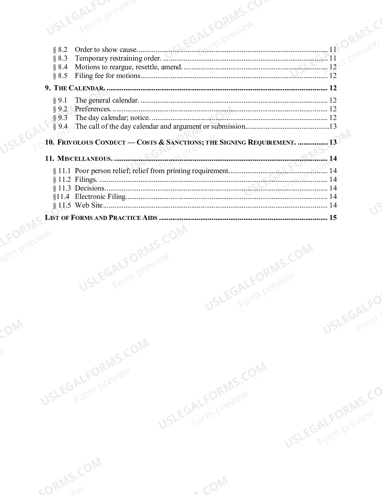 Preview Guide to Civil Practice