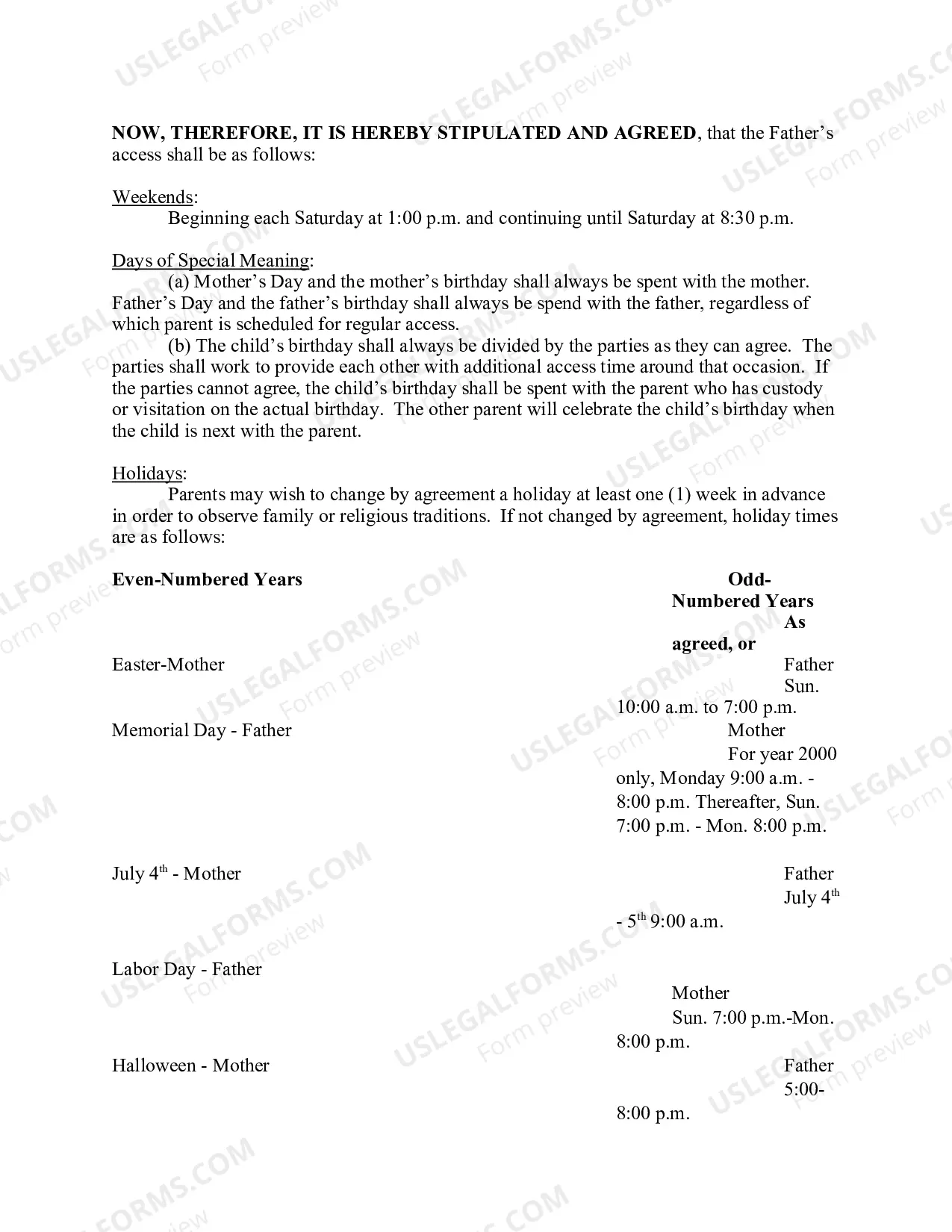 Preview Stipulation of Settlement