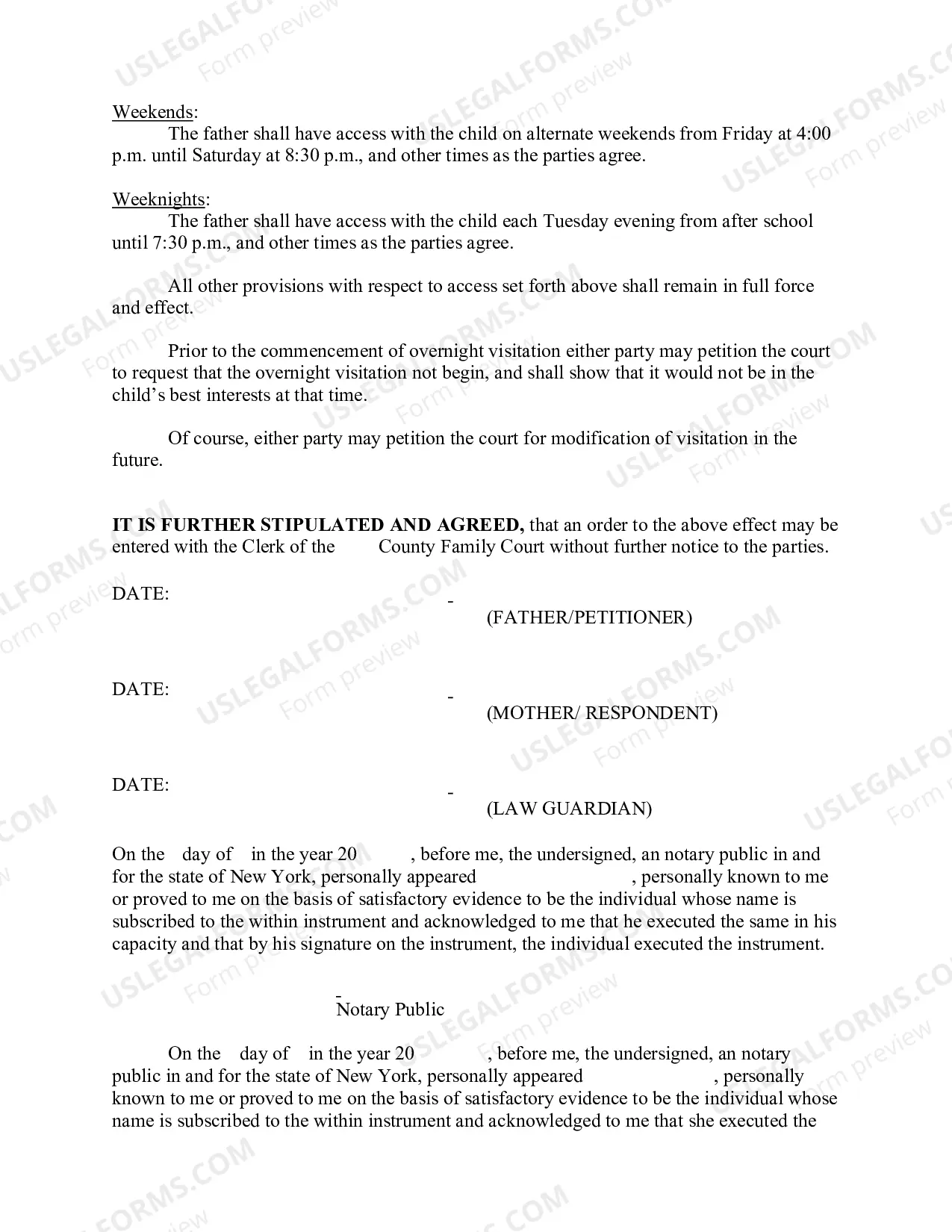 Preview Stipulation of Settlement