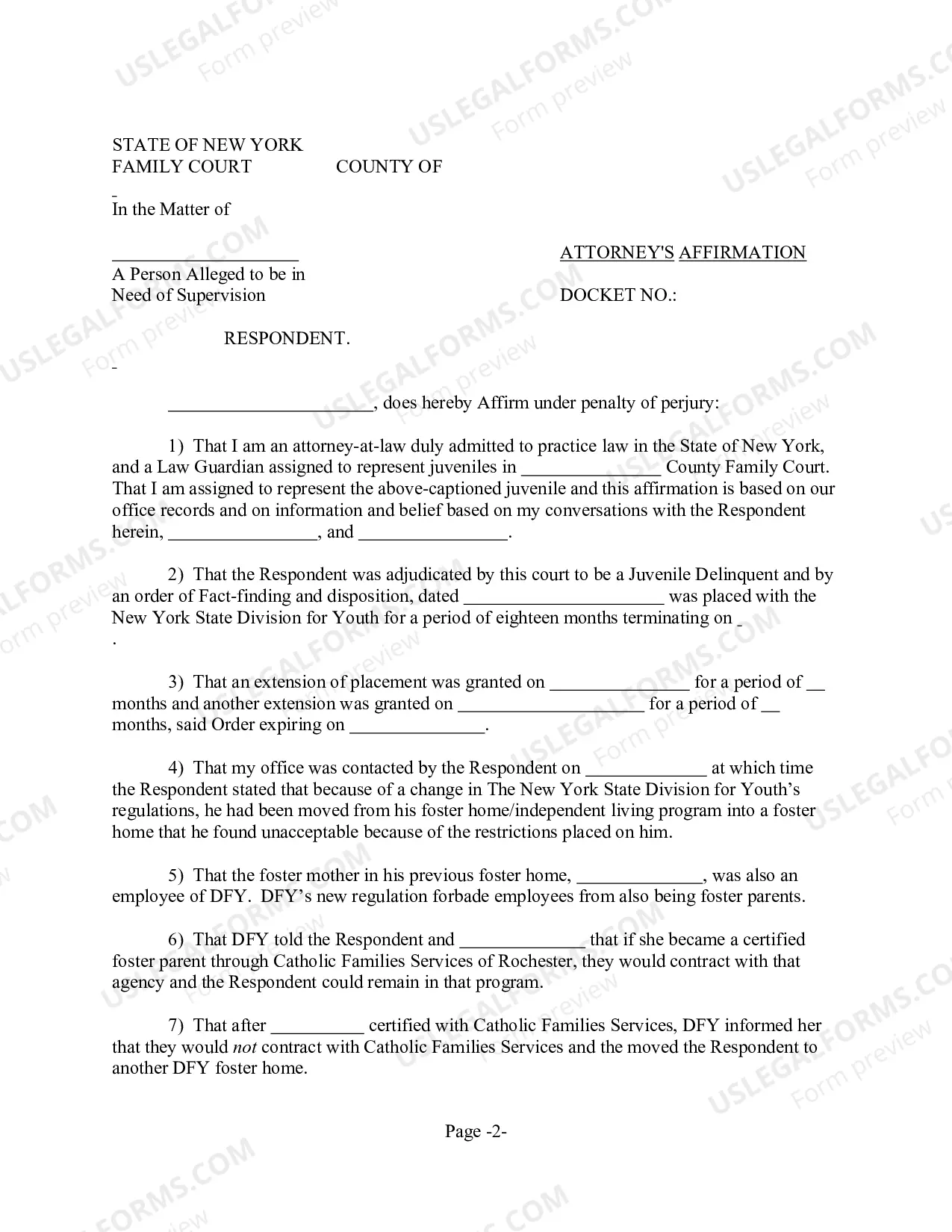 Preview Motion for Modification of Placement