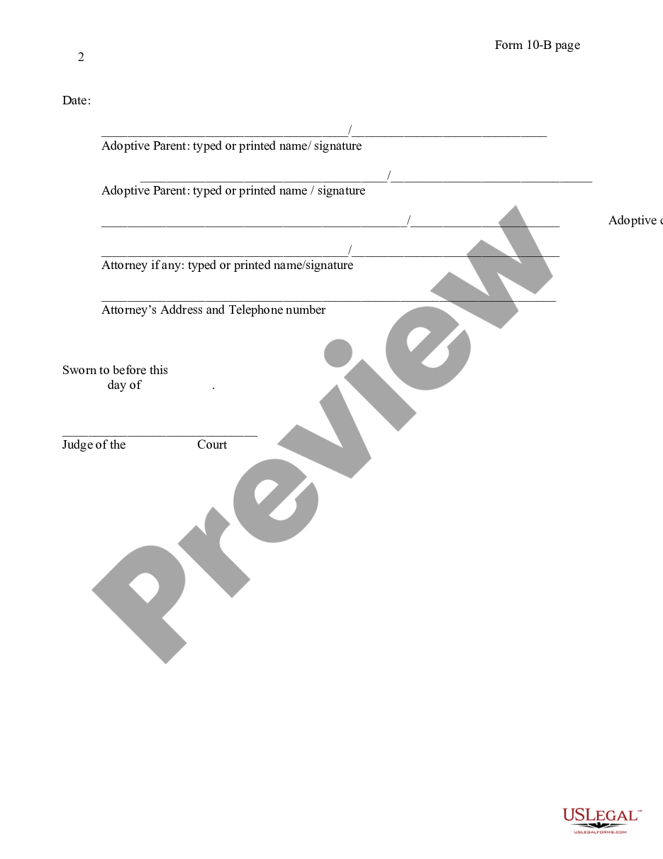 form Supplemental Affidavit - Private-Placement preview