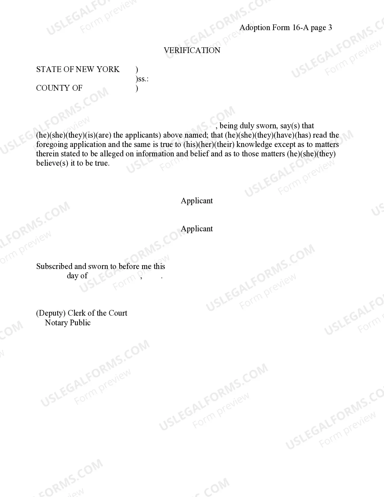 Preview Application for Certified Copy of Adoption Order (After Sealing of Records)