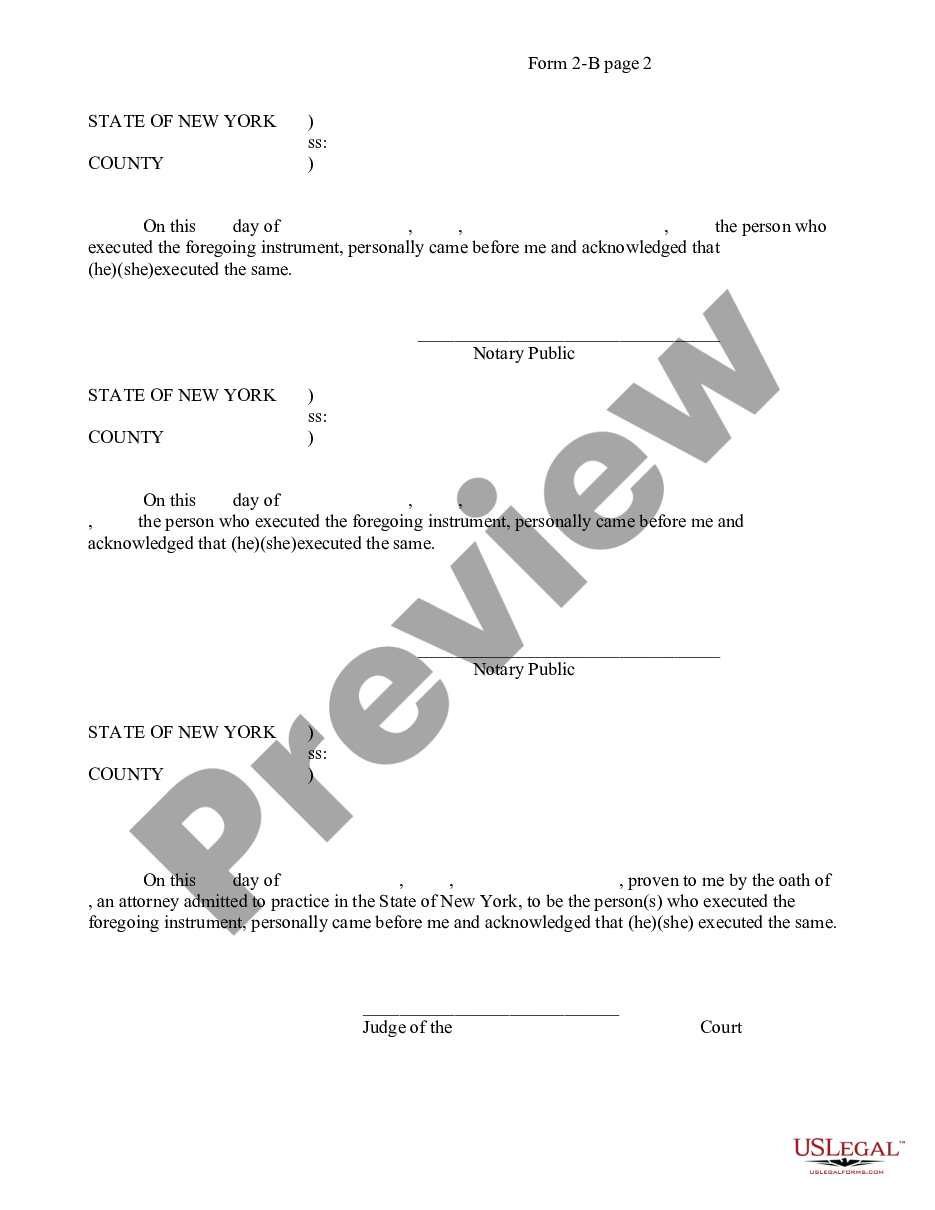 page 1 Agreement of Adoption - Private-Placement preview