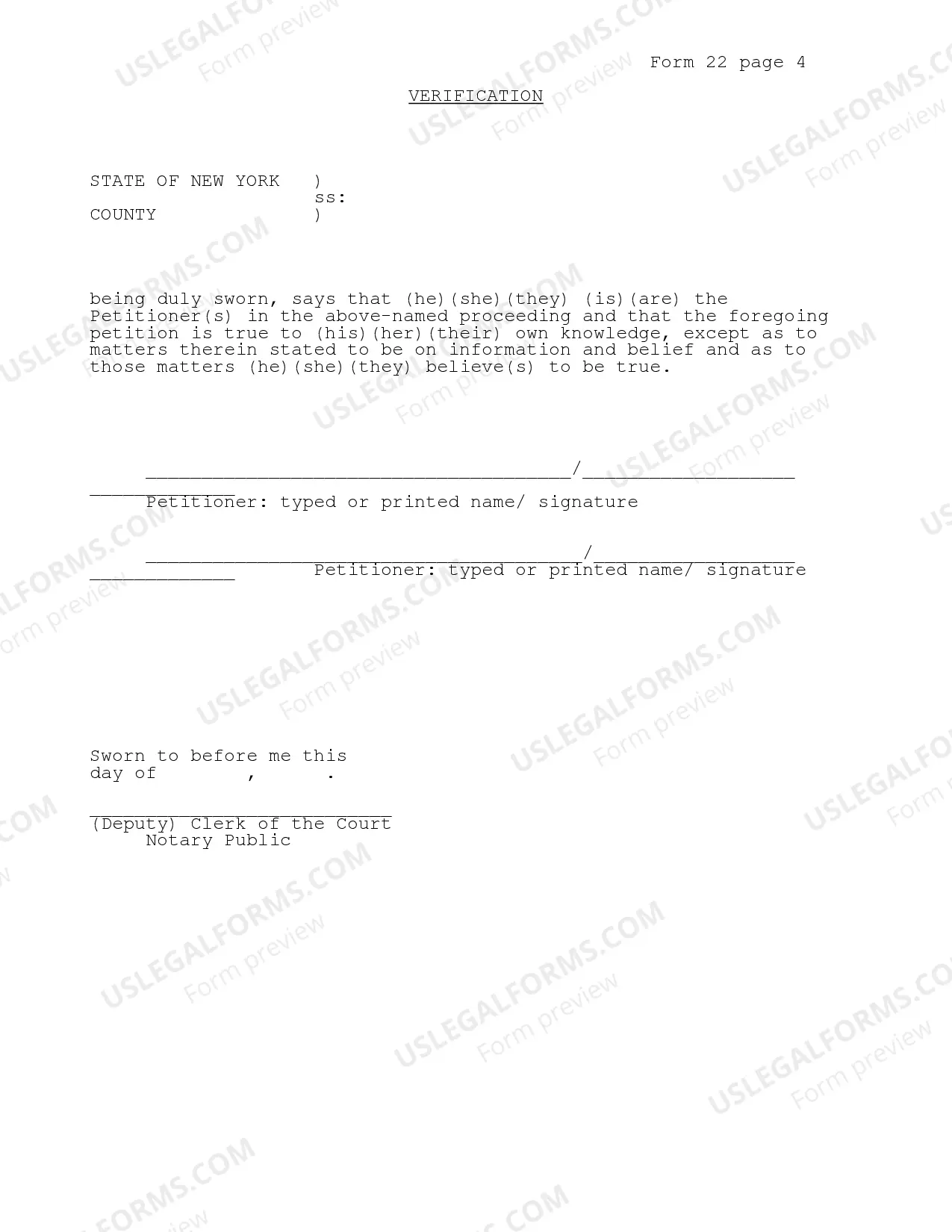 Preview Petition (Certification As A Qualified Adoptive Parent)