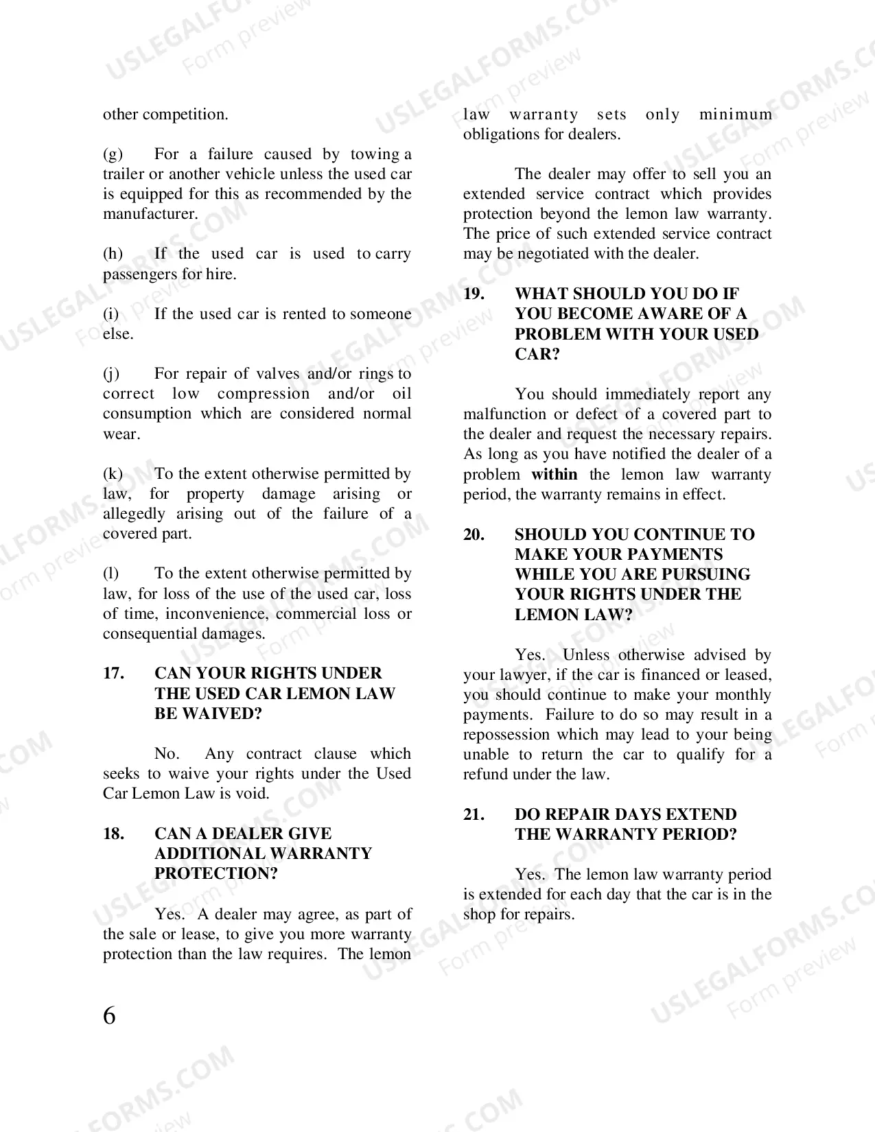 Preview Used Car Guide & Request Form 11