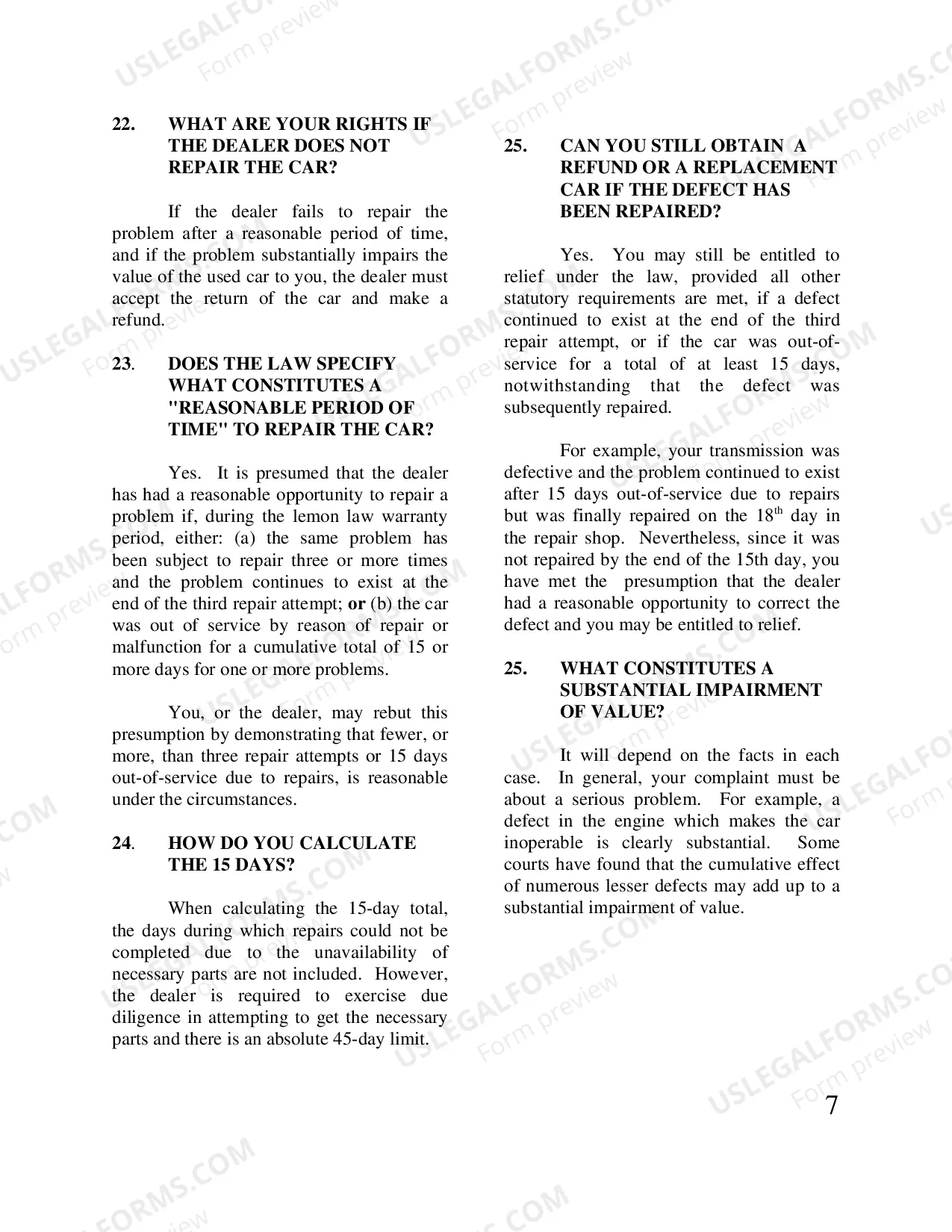 Preview Used Car Guide & Request Form 11