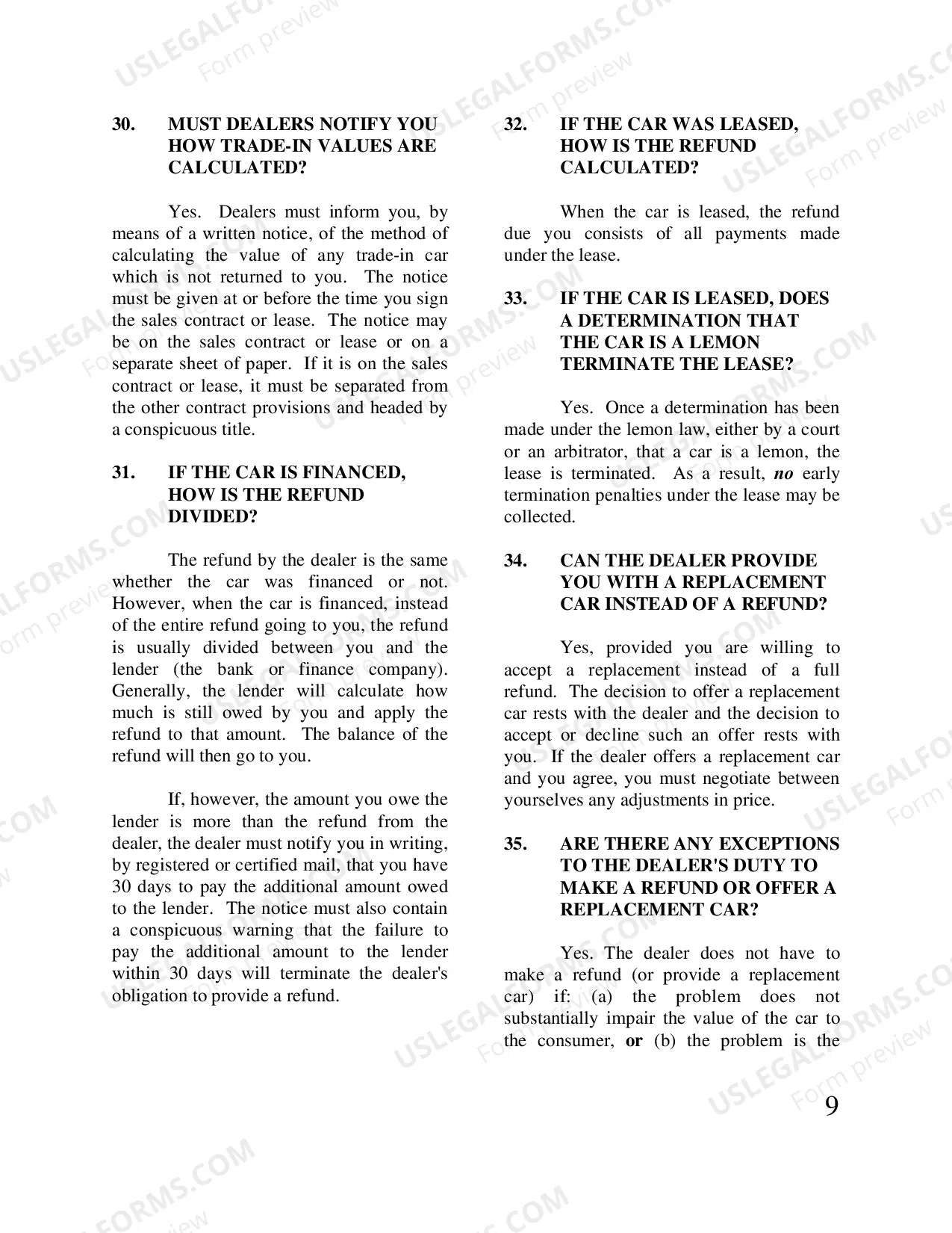 Preview Used Car Guide & Request Form 11