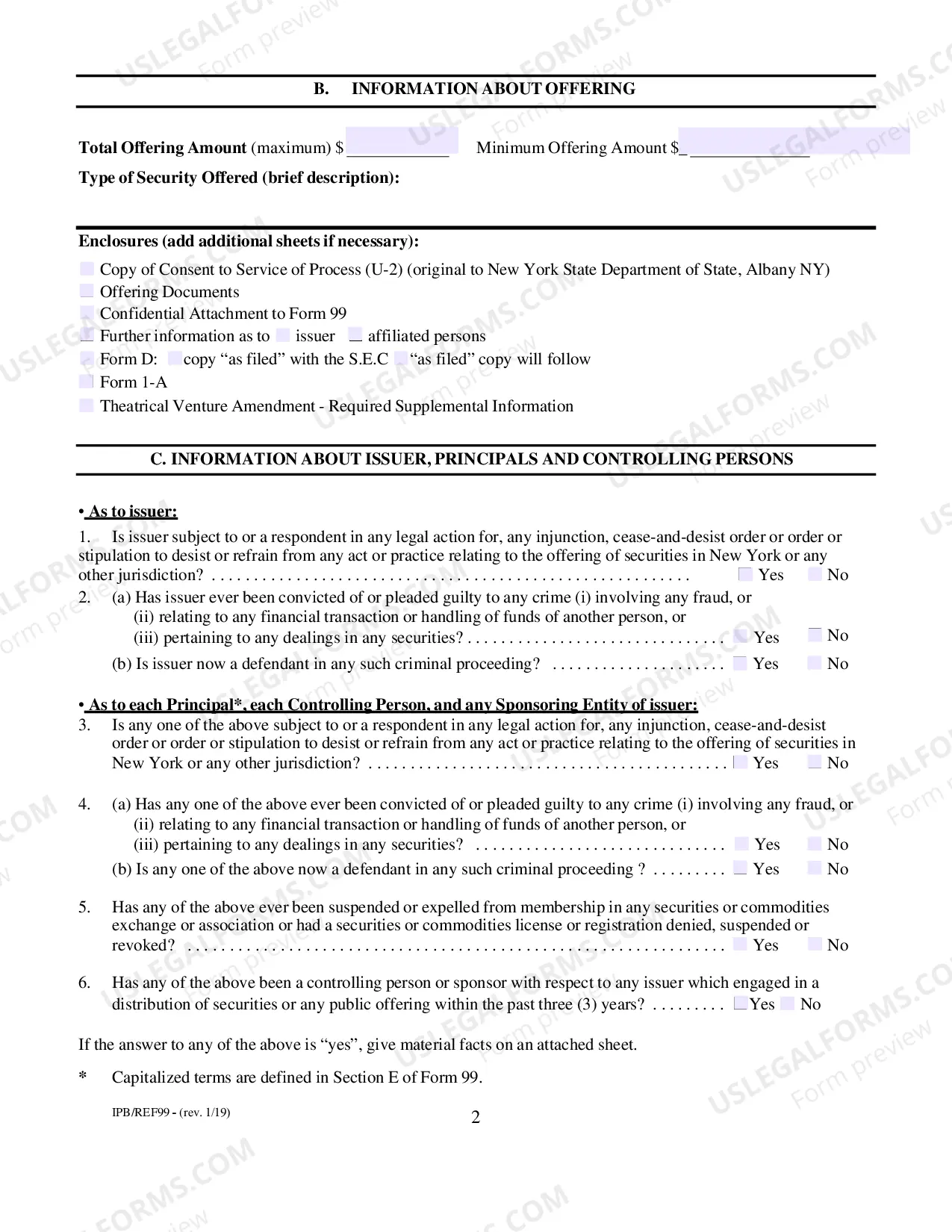 Preview Notification Filing