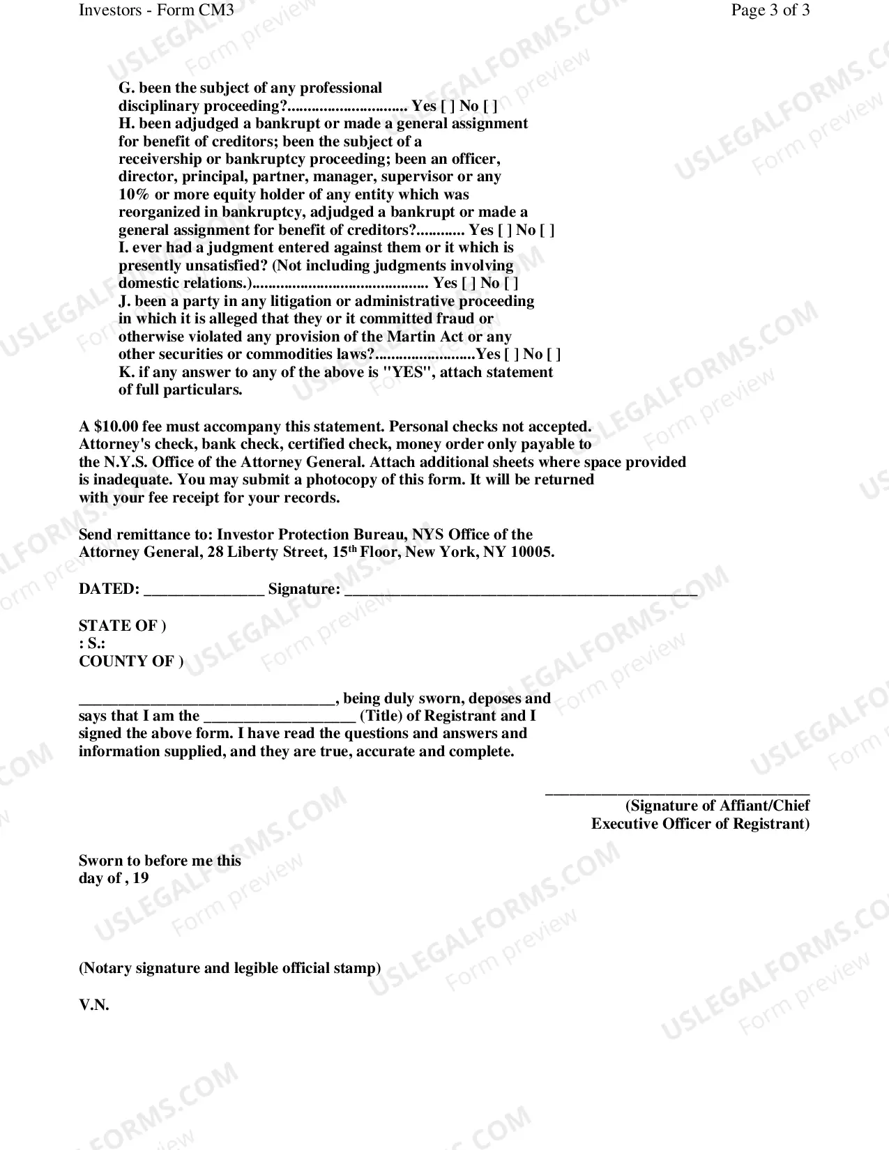 Preview Supplemental Commodity Statement (Forms CBD,CADV)
