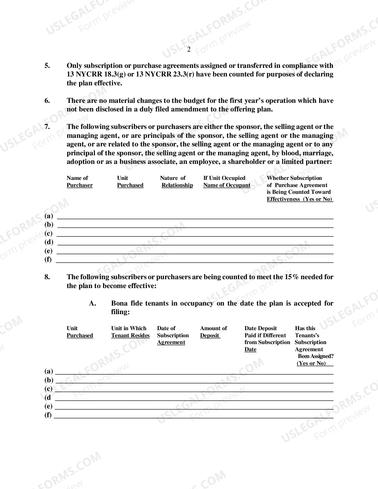 Preview E-1 Sample Effectiveness Affidavit