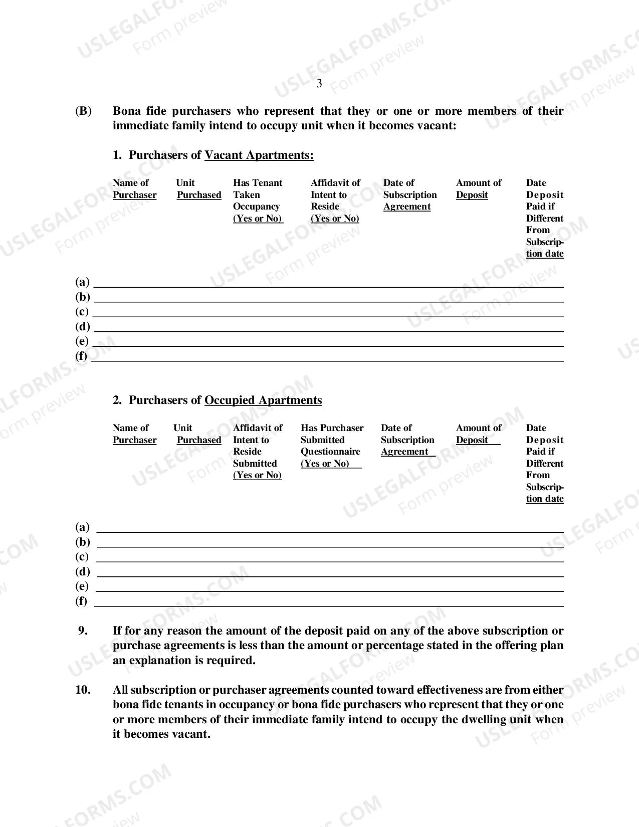 Preview E-1 Sample Effectiveness Affidavit
