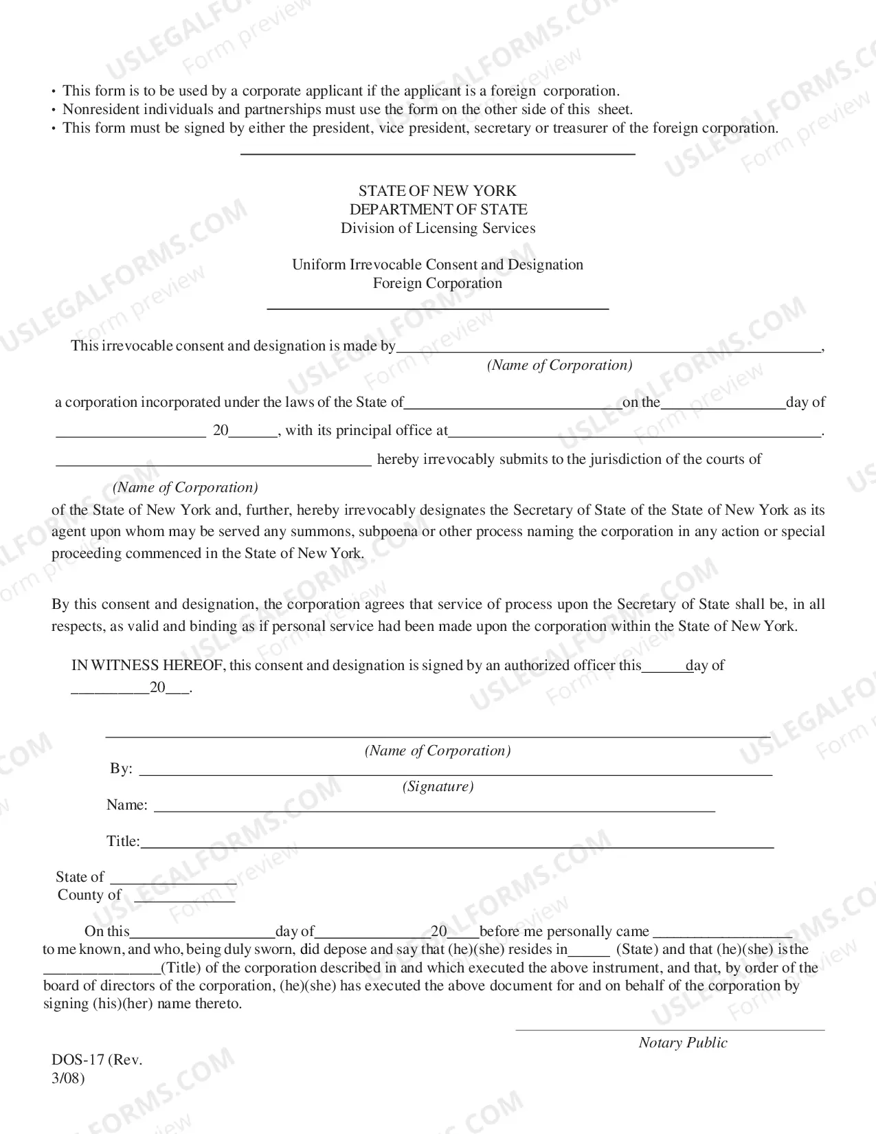 Preview Franchise Broker Registration Form