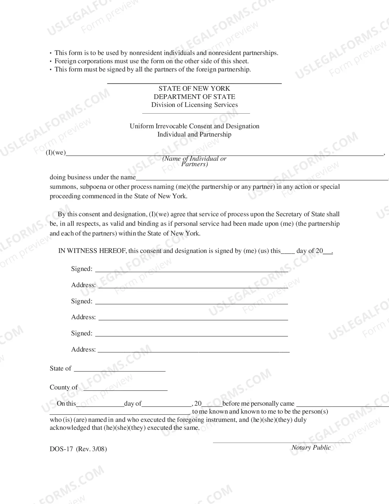Preview Franchise Broker Registration Form