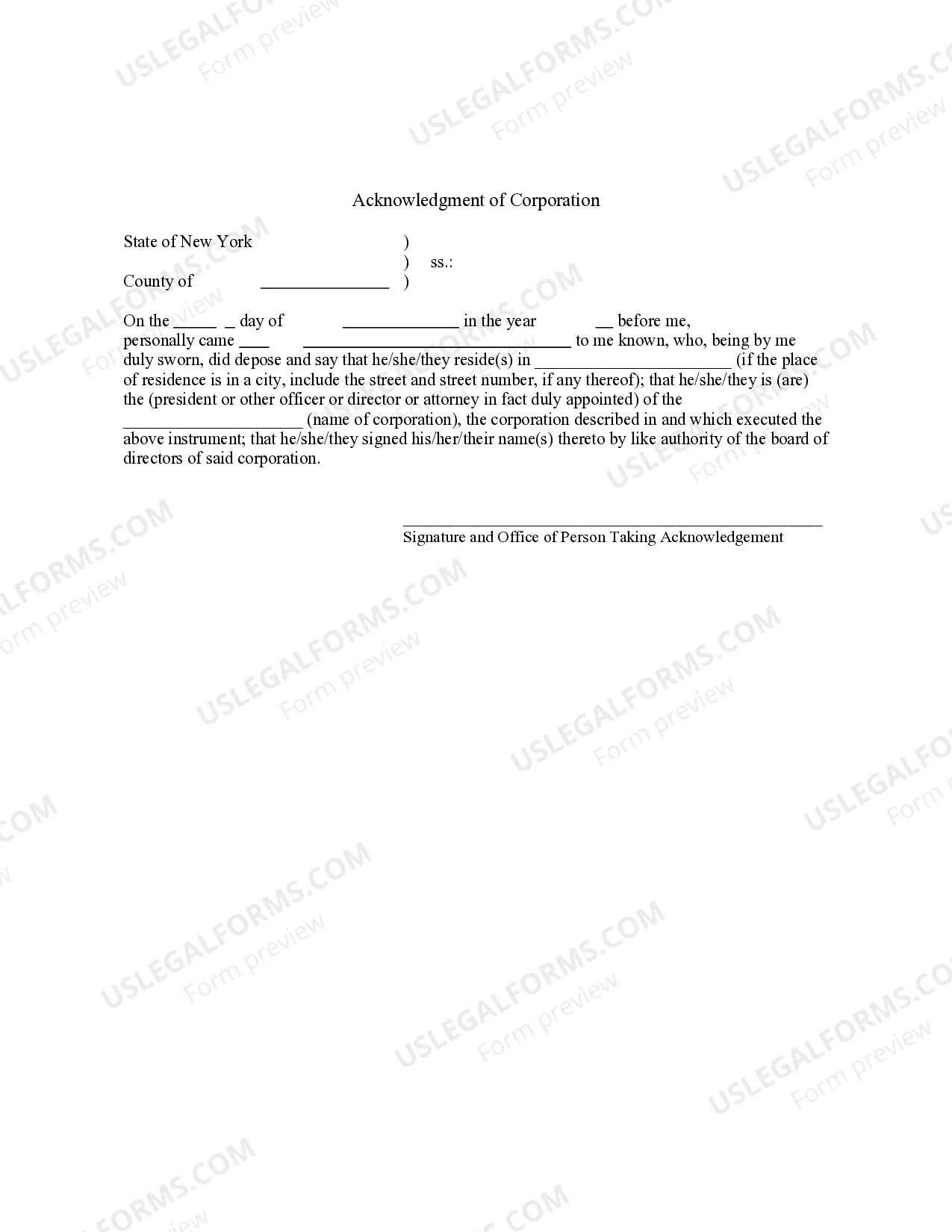 Preview Bill of Sale without Warranty by Corporate Seller
