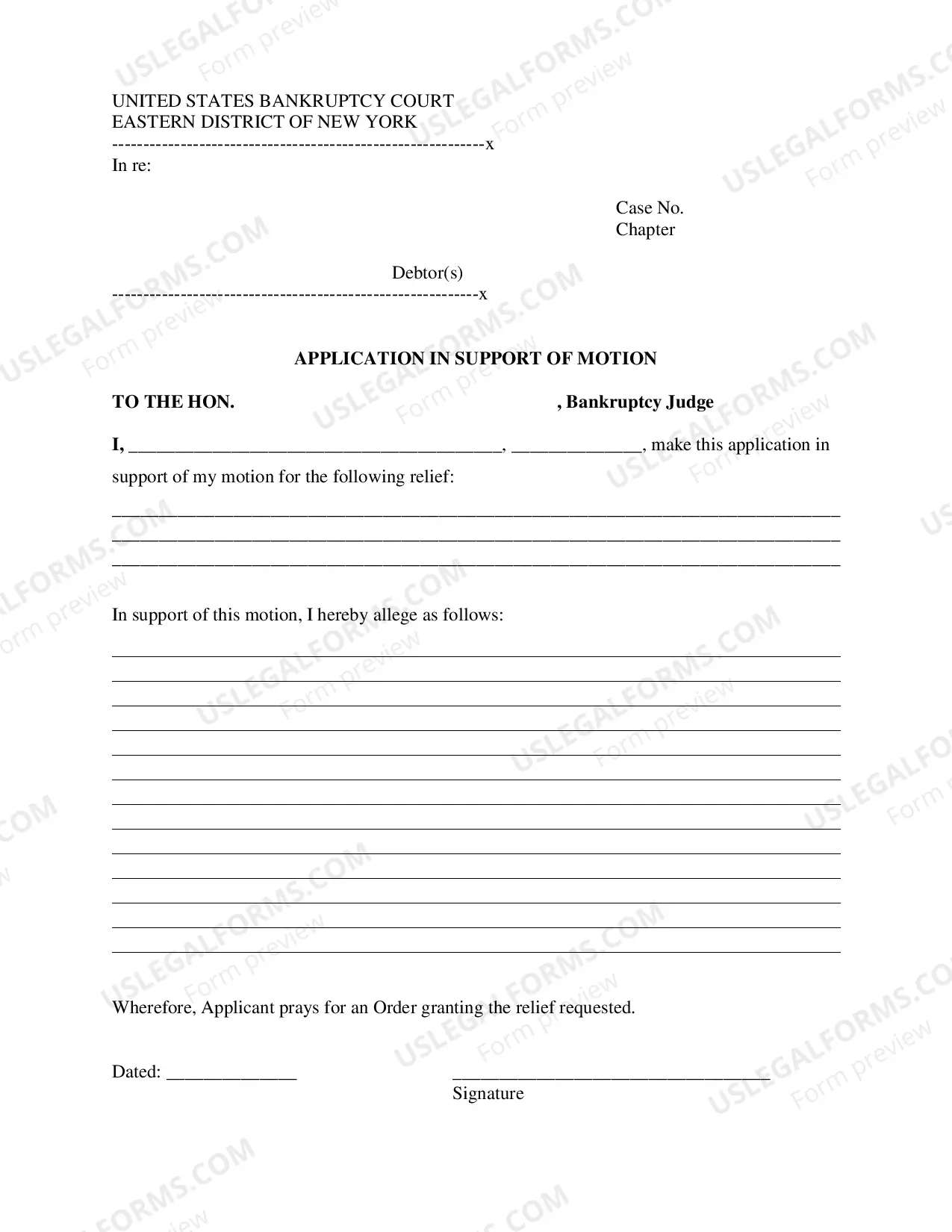 Preview Notice of Motion (Brooklyn)