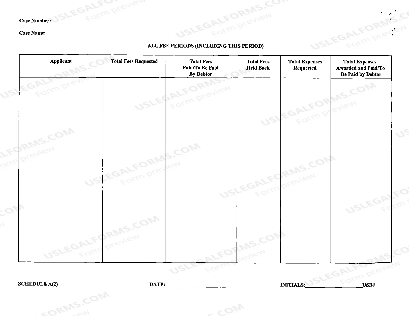 Preview Order Granting Application(s) for Allowance of Interim/Final Compensation and Reimbursement of Expenses