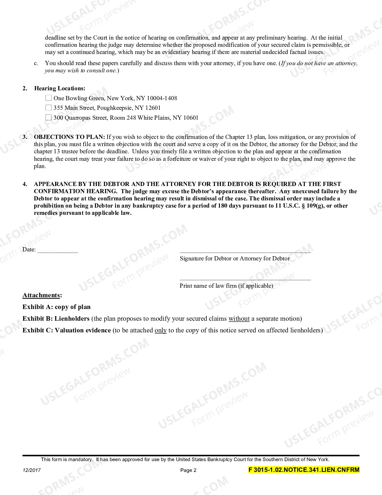 Preview Lien Notice (Fillable)
