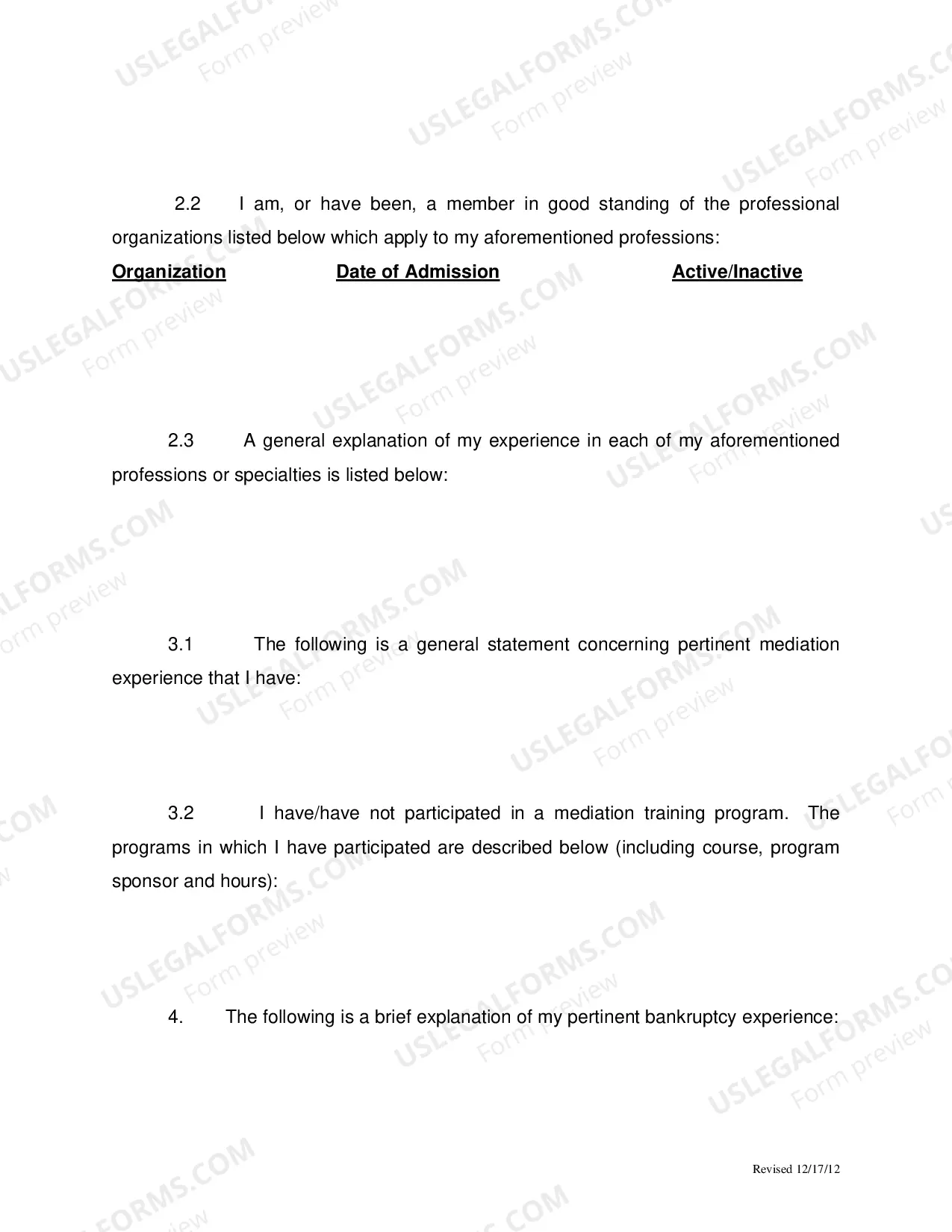 Preview Mediators' Application Form(PDF)