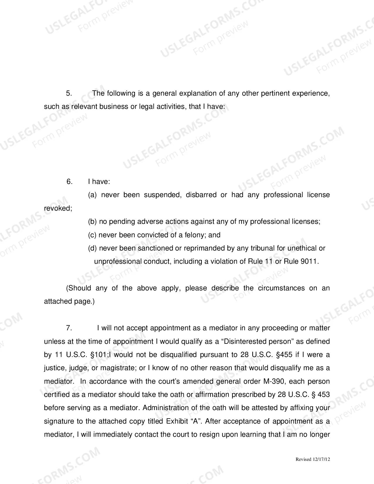 Preview Mediators' Application Form(PDF)