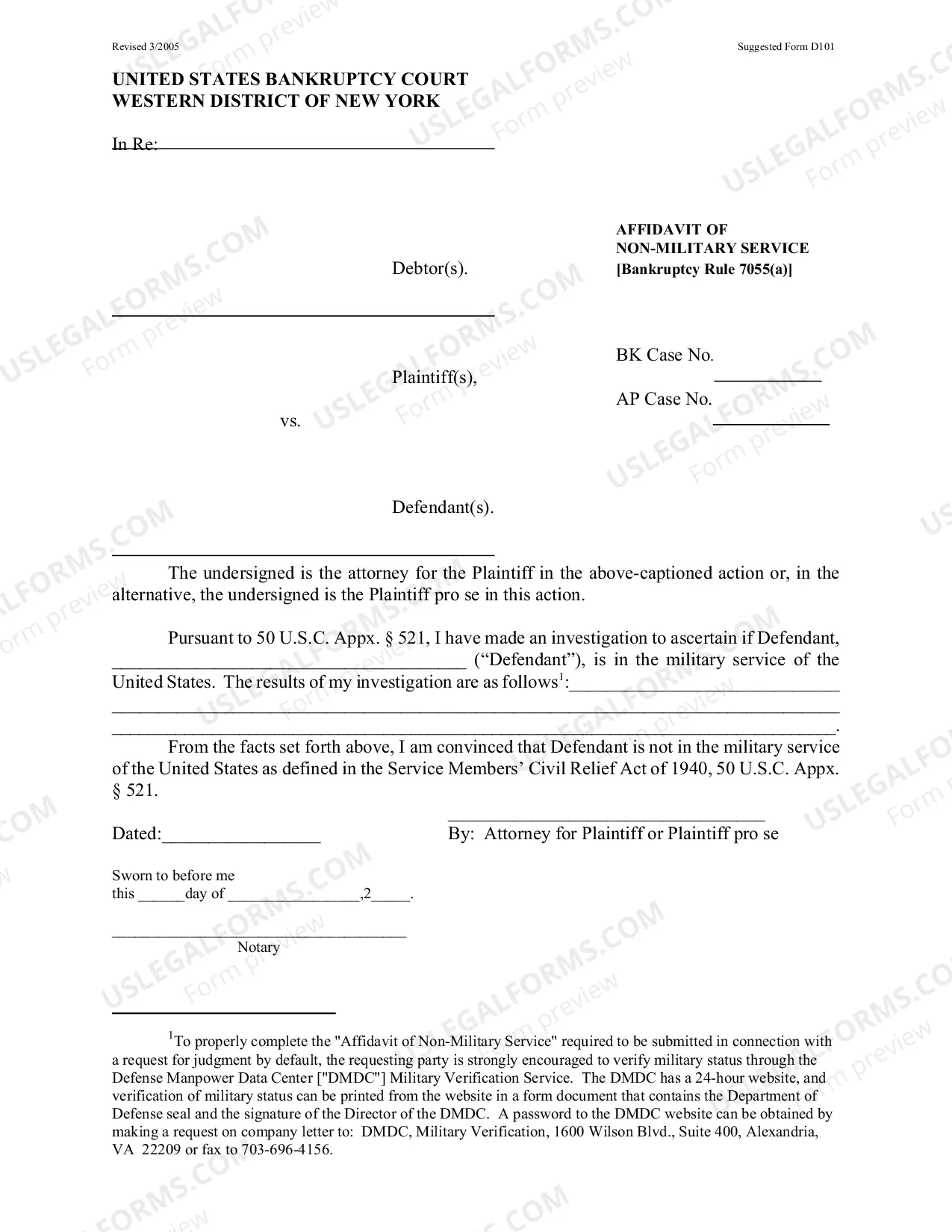 Preview Judgment by Default/Rule 7055 - Core - If Debtor is the Defendant, DO NOT use.
