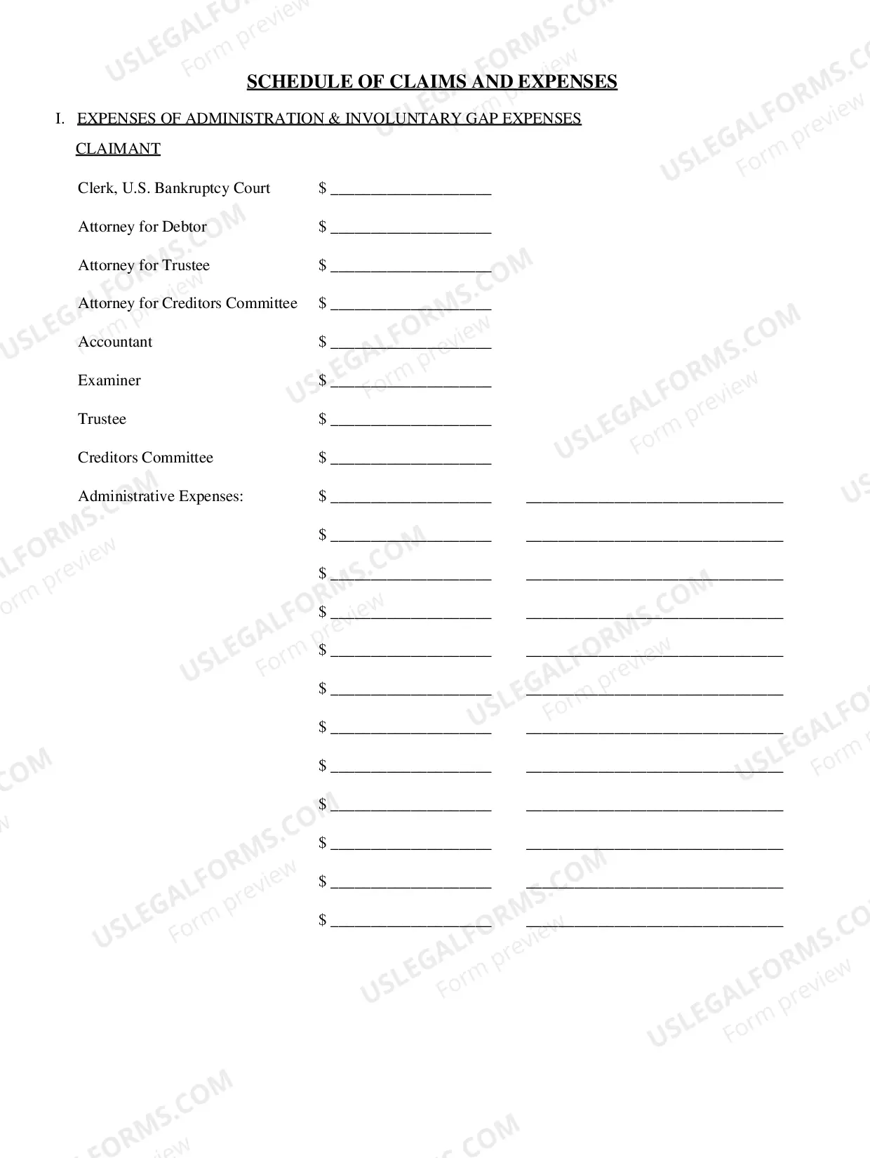 Preview Chapter 11 Confirmation Checklist (BUFFALO ONLY)