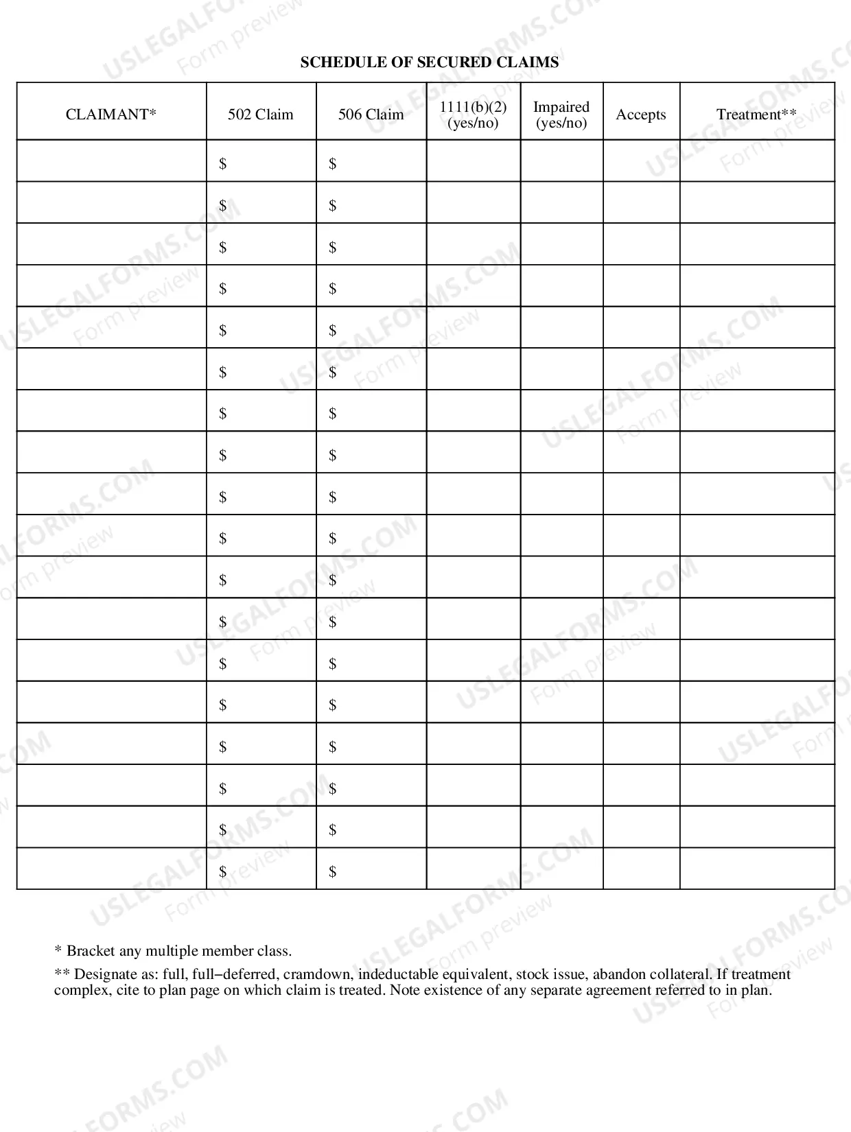 Preview Chapter 11 Confirmation Checklist (ROCHESTER ONLY)