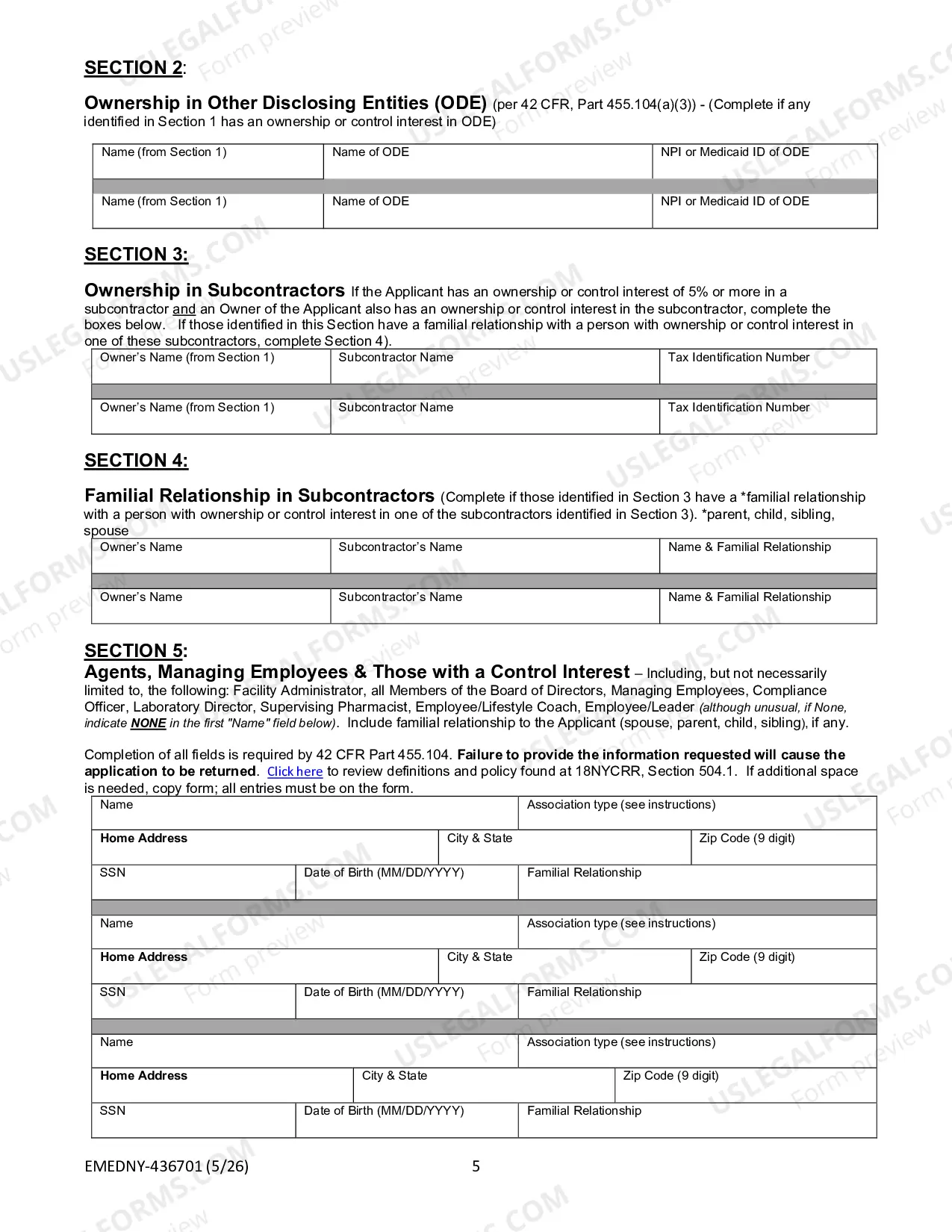 Preview NY Medicaid Provider Enrollment Form For Businesses