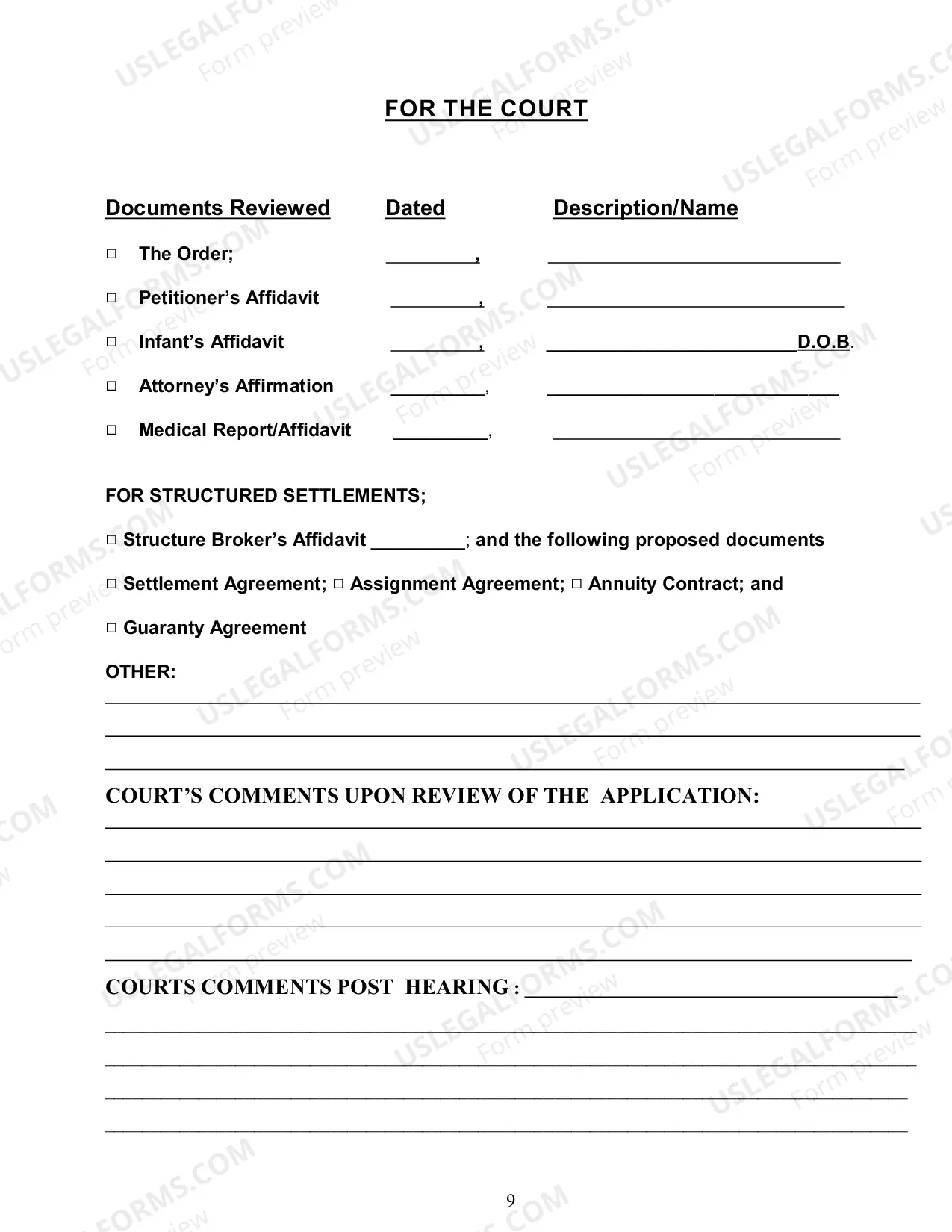 Preview Worksheet- Checklist For Compromise Applications