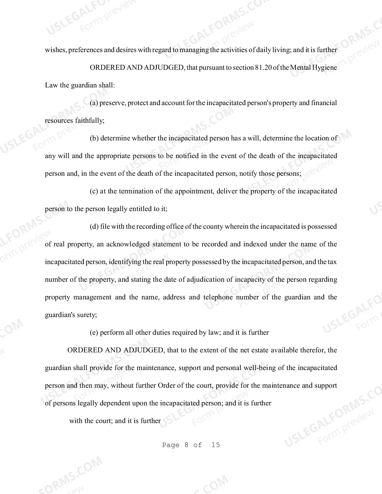 Preview Article 81 Judgment - Sample