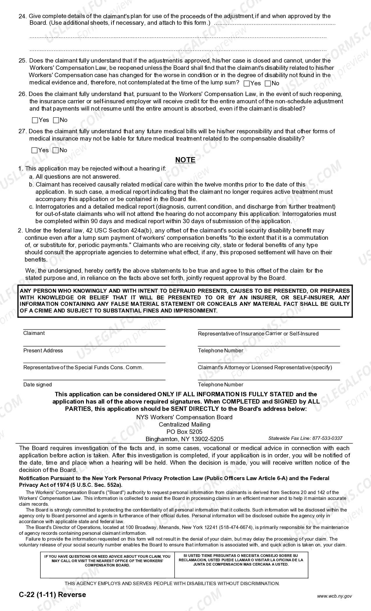 Preview Application For Approval of Non-Schedule Adjustment