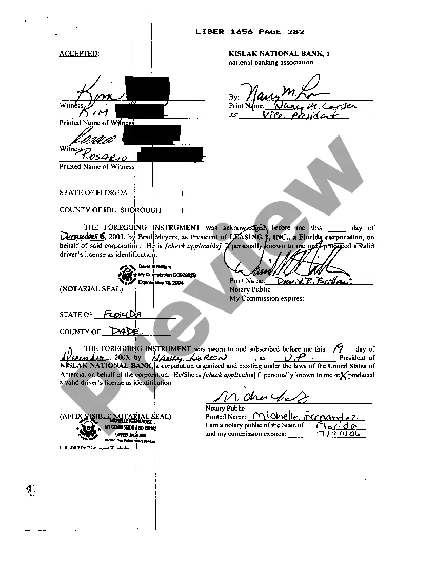 Preview Assignment of Ground Lease