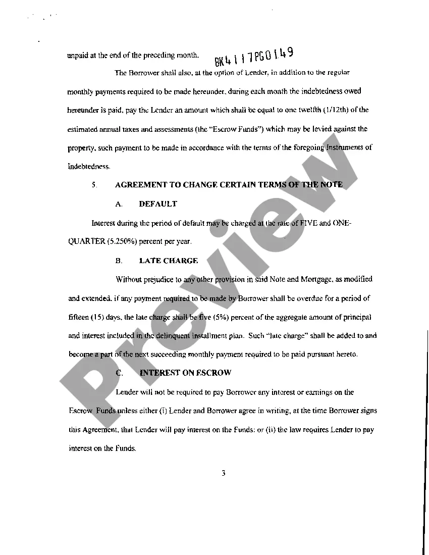 Preview A01 Modification Agreement