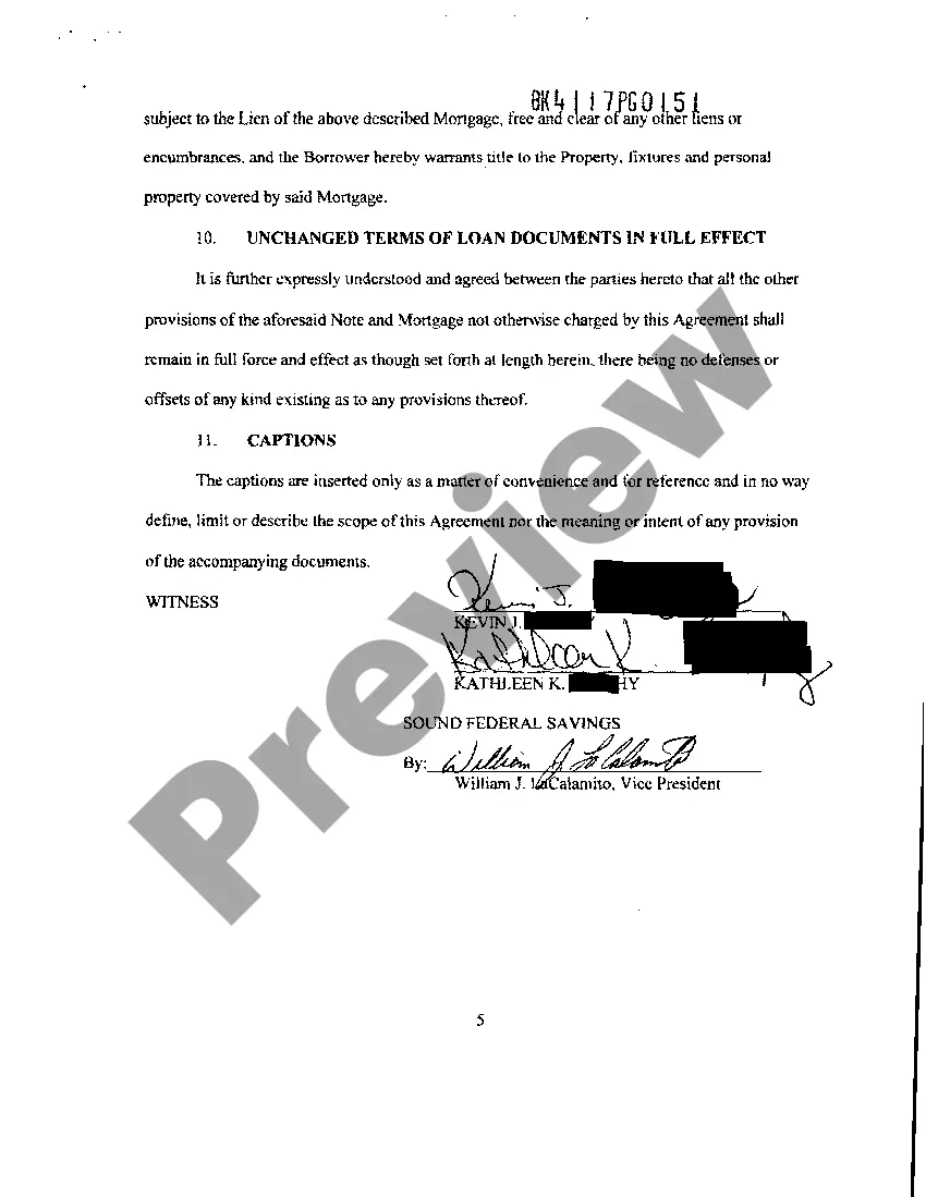 Preview A01 Modification Agreement